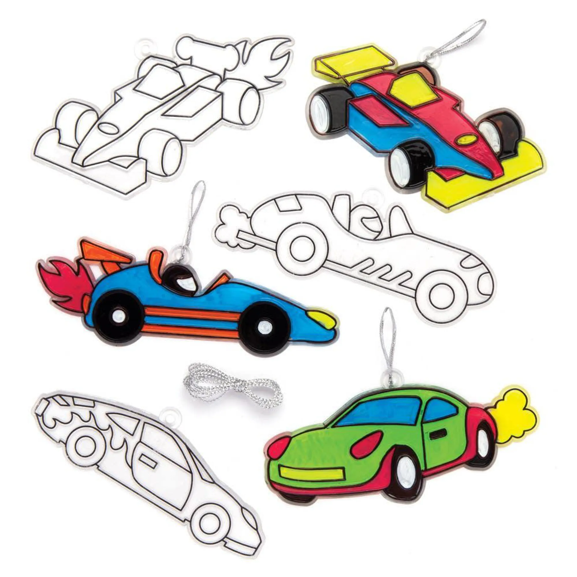 Racing Car Suncatchers