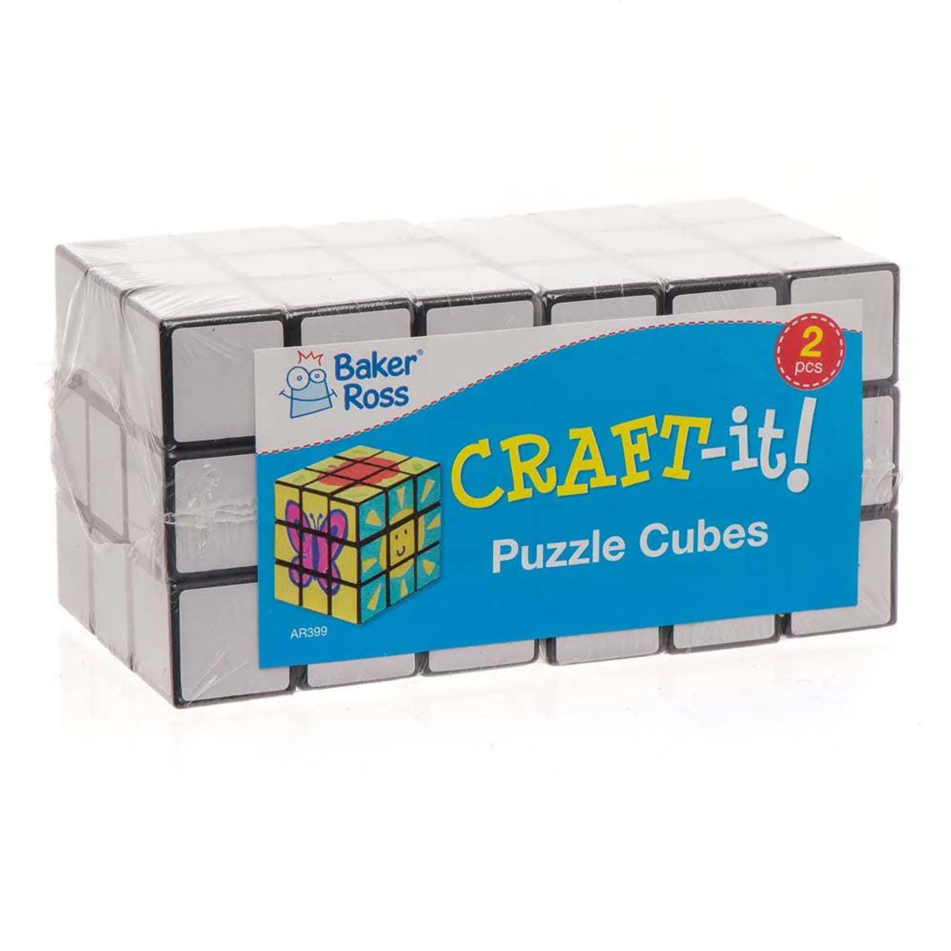 Colour-in Puzzle Cubes