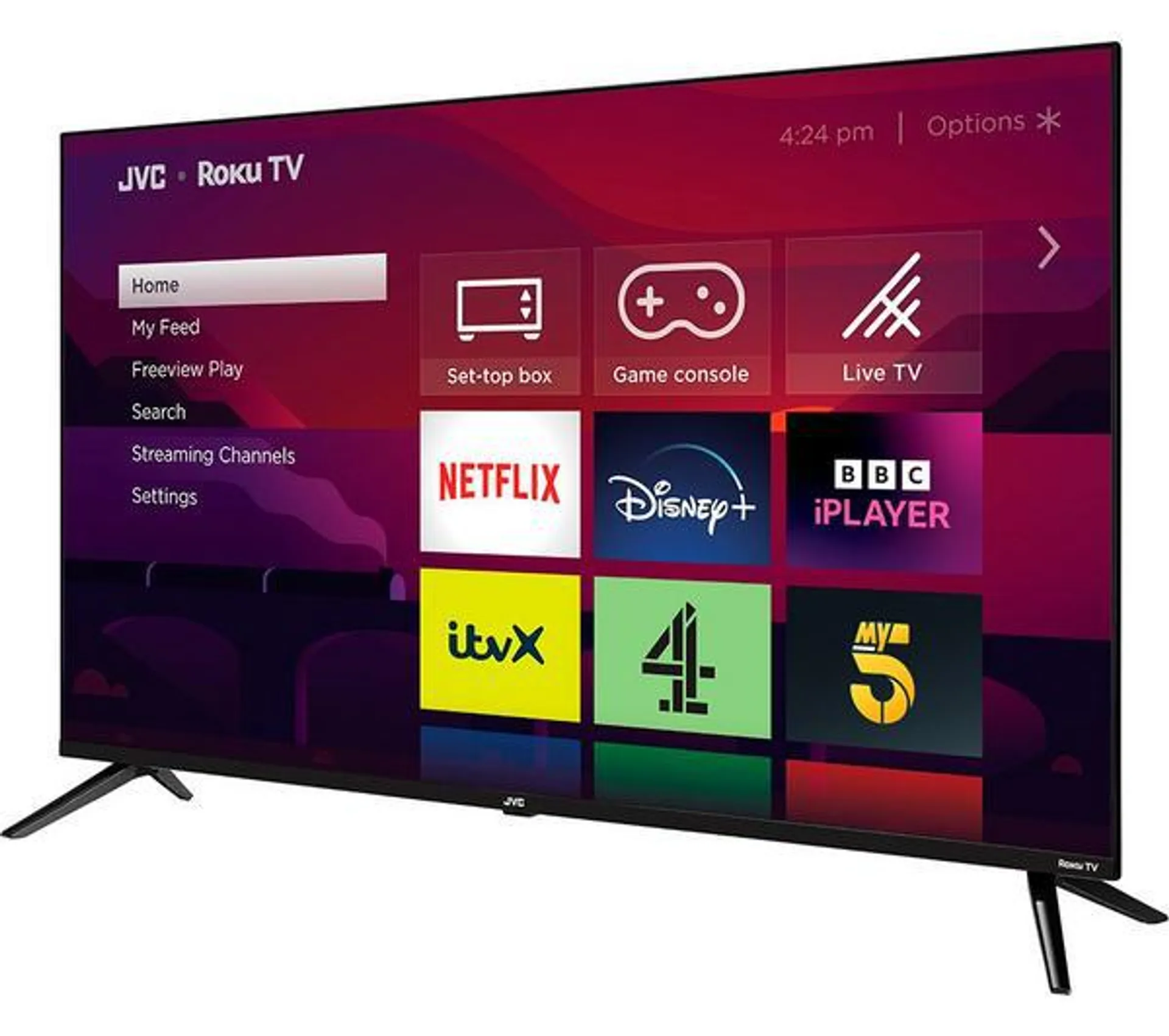 JVC LT-43CR330 Roku TV 43" Smart Full HD HDR LED TV