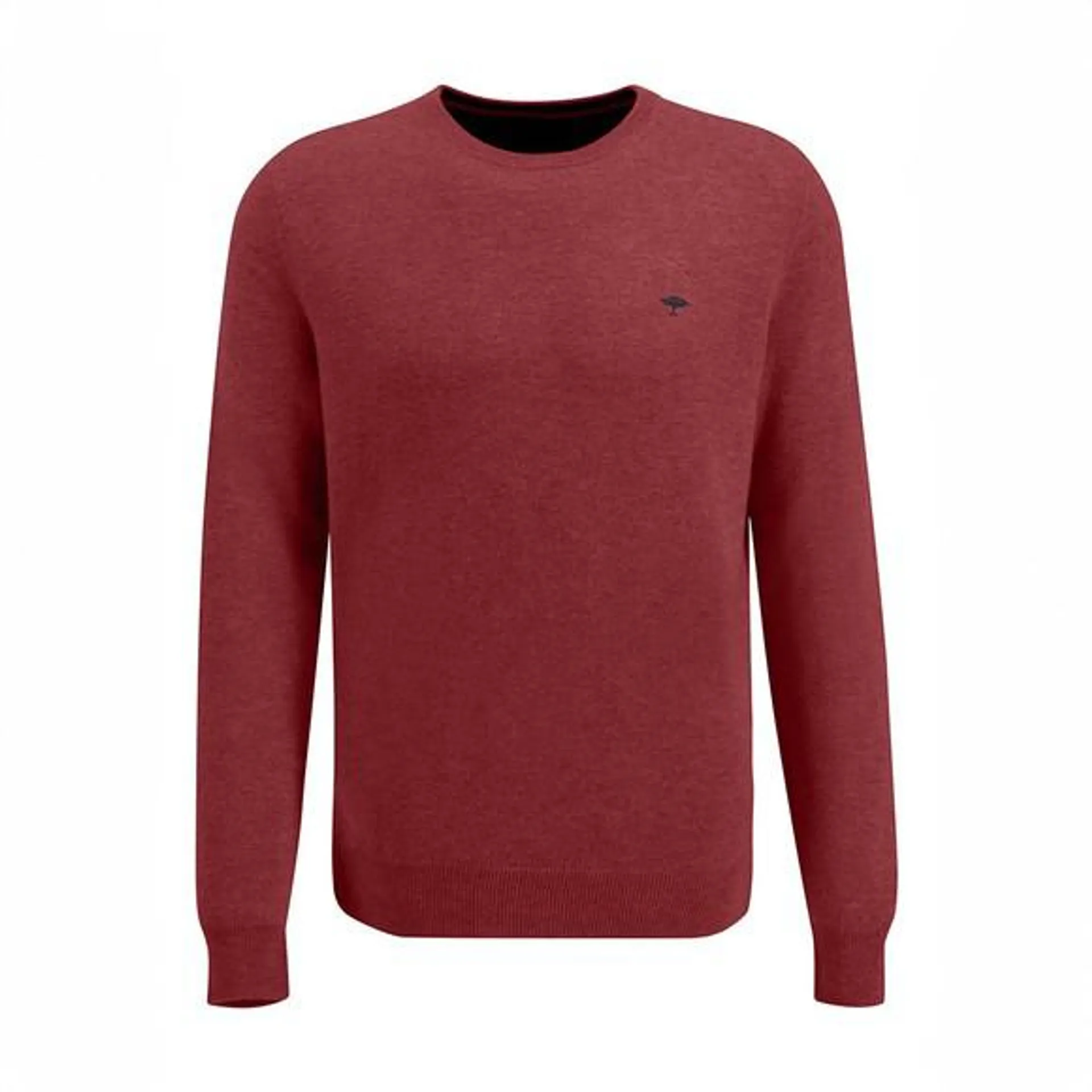 Mens Red Crew Neck Jumper