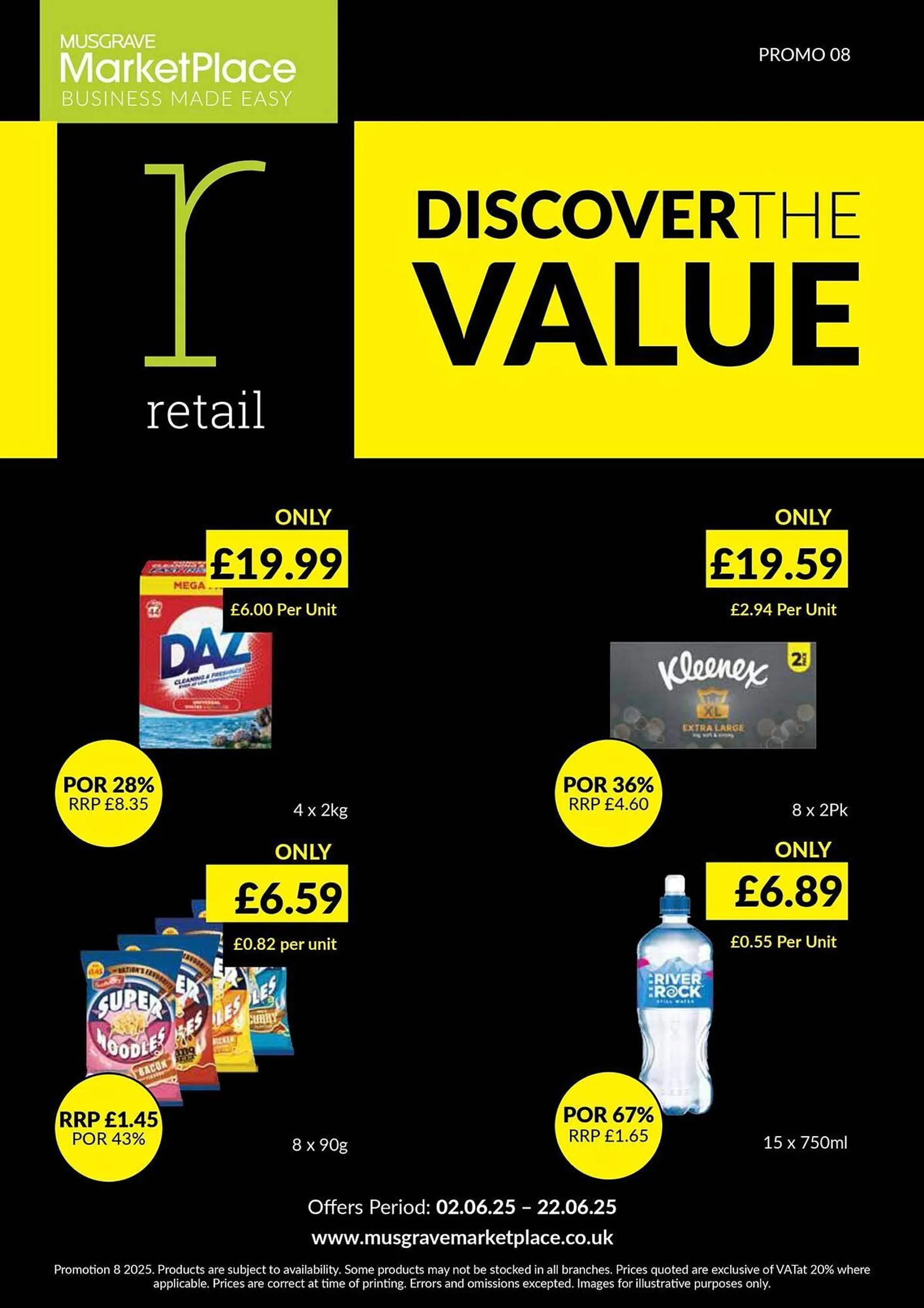 Musgrave MarketPlace leaflet from 3 June to 22 June 2025 - Catalogue Page 1