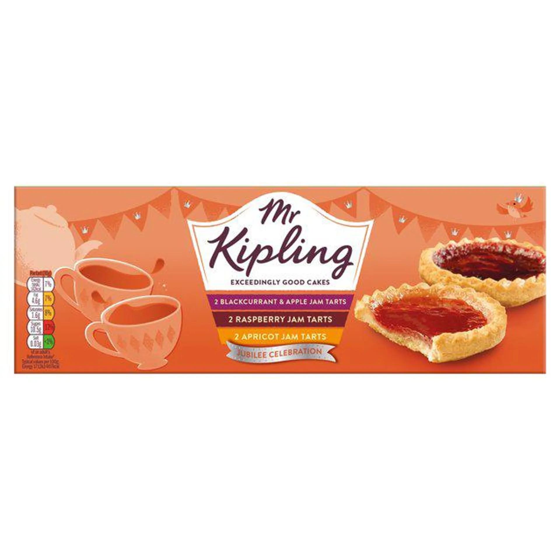 Mr Kipling Jam Tarts 6 per pack