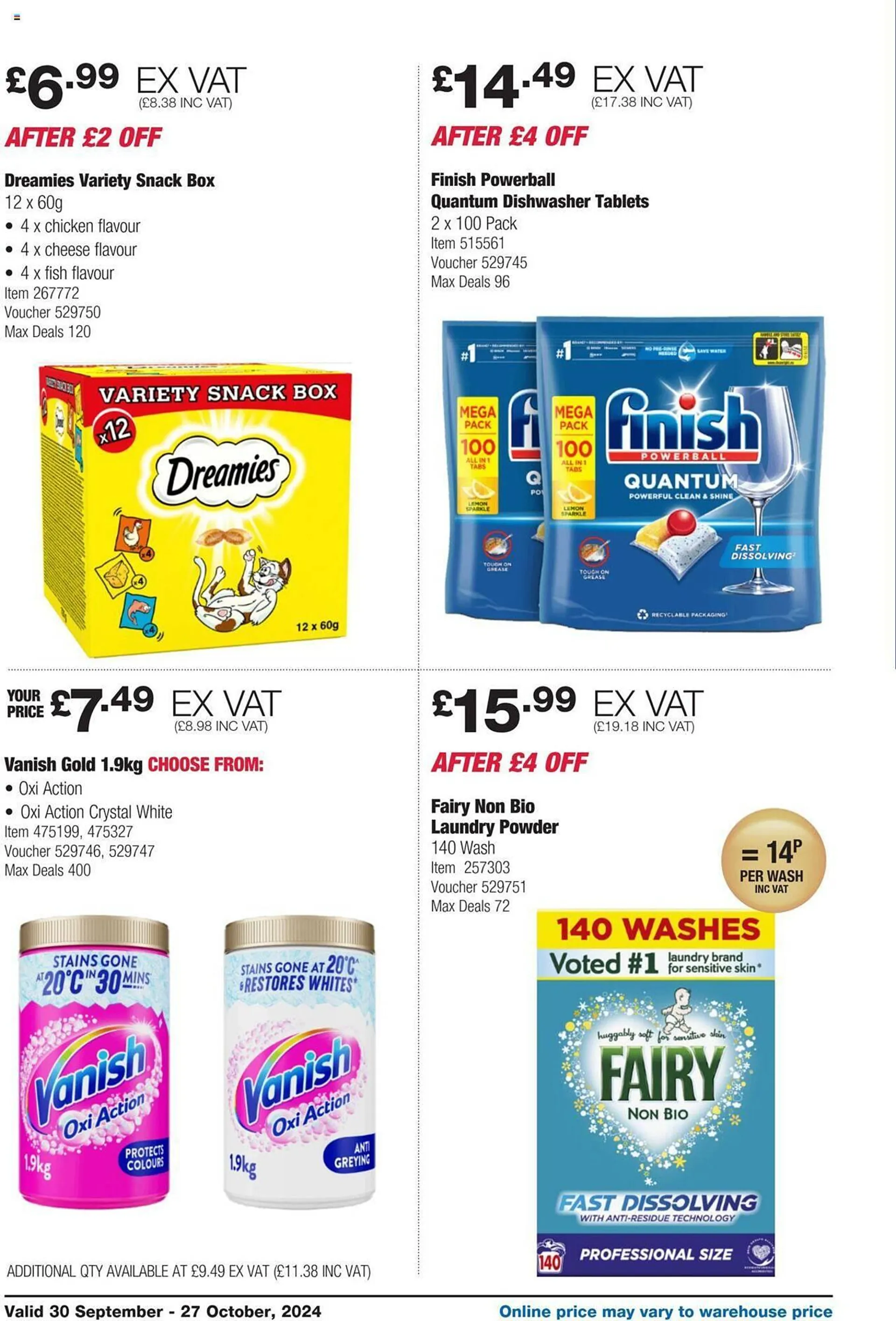 Costco leaflet from 30 September to 27 October 2024 - Catalogue Page 16