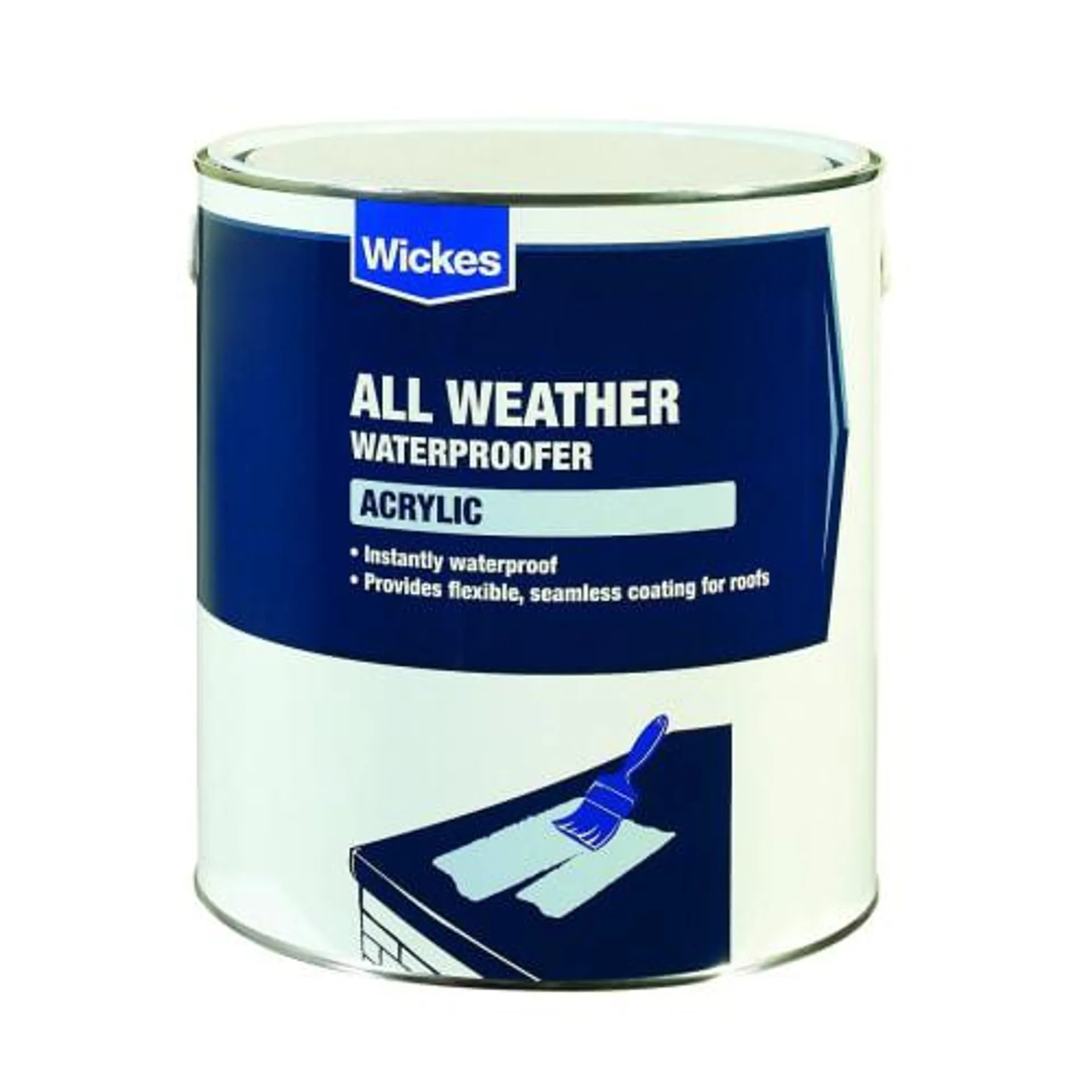 Wickes Acrylic All Weather Roof Waterproofer - 4L