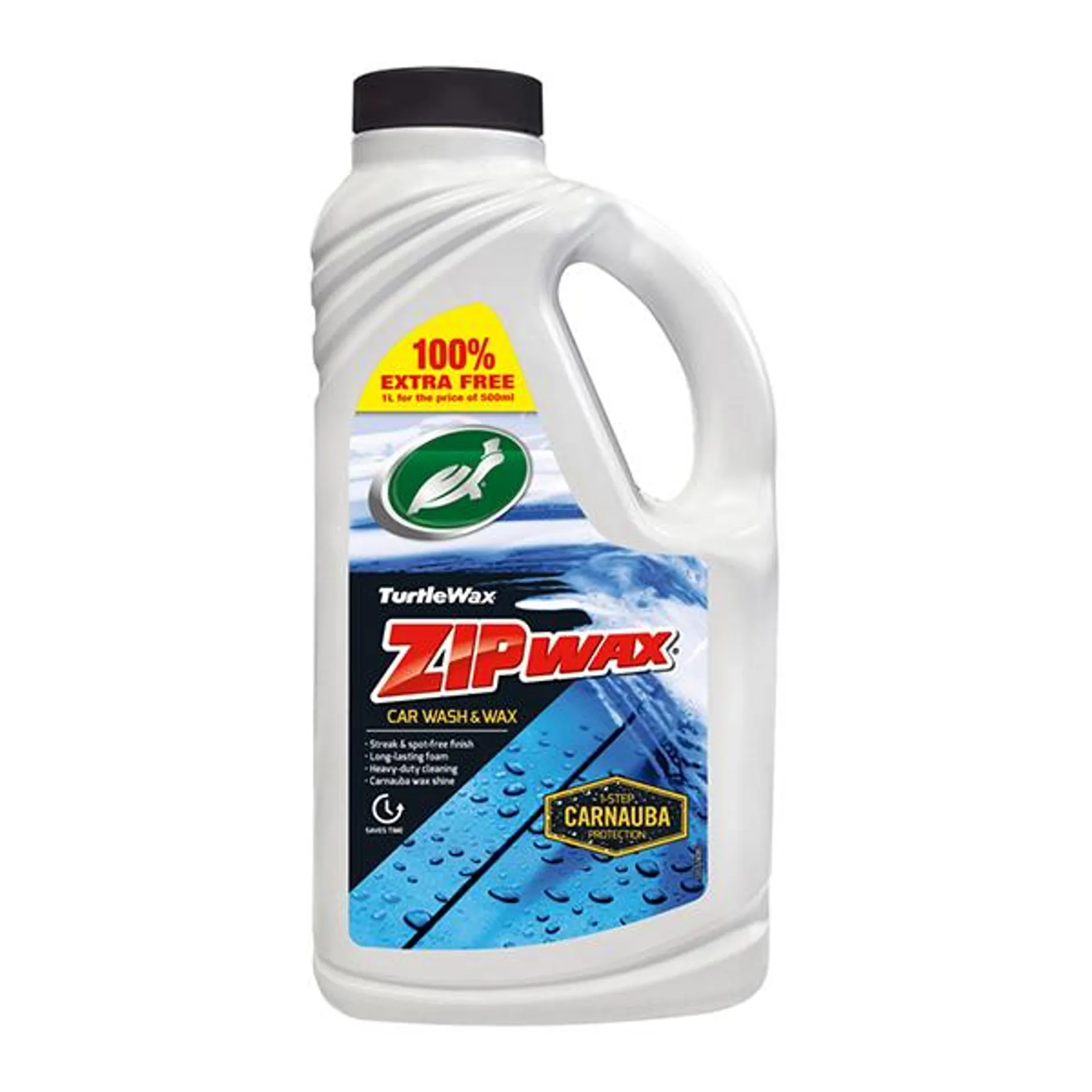 Turtlewax Zip Wash & Wax 500ml 100% FOC 1L