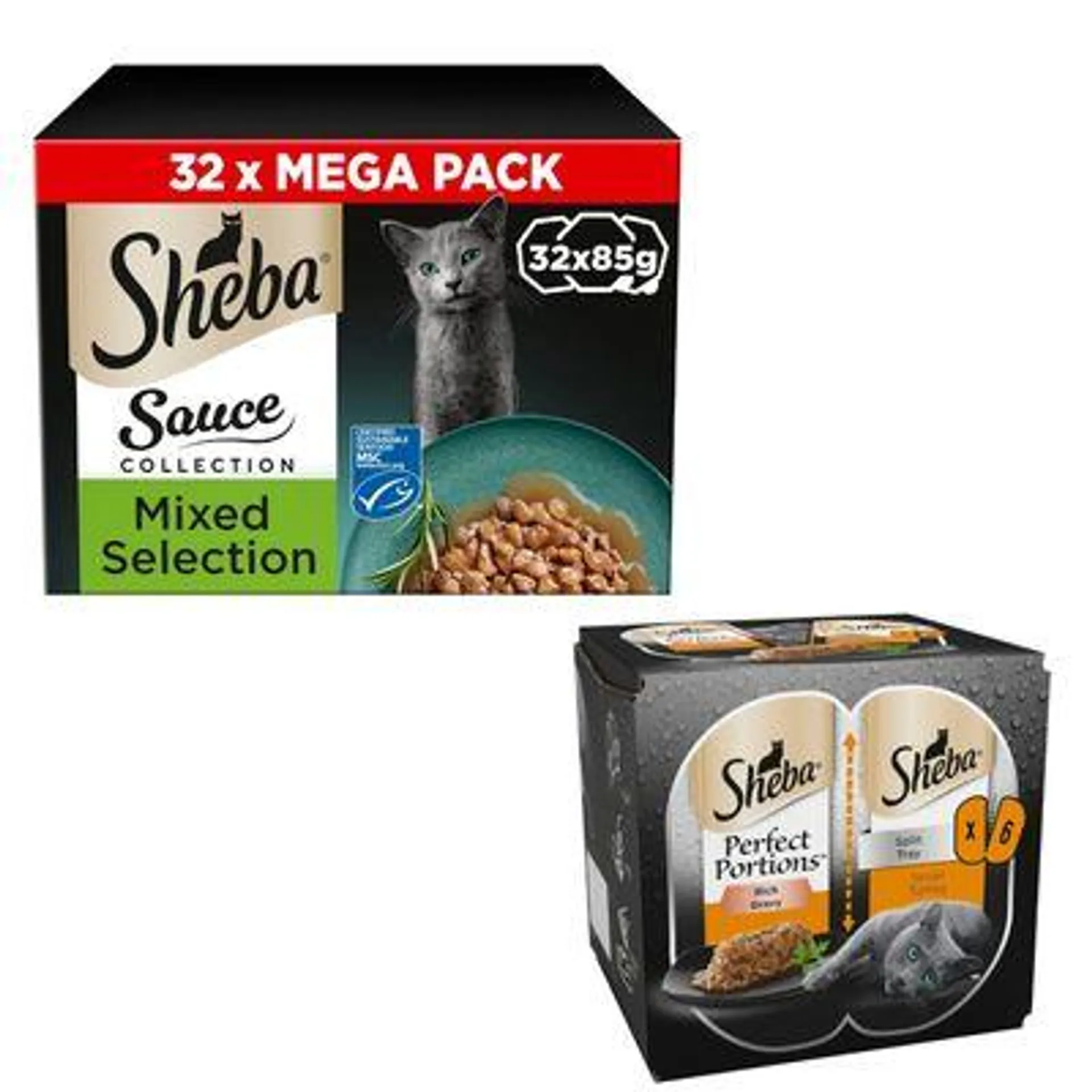 32x85g Sheba Wet Cat Food + 32x37,5g Sheba Wet Cat Food - Special Bundle! *