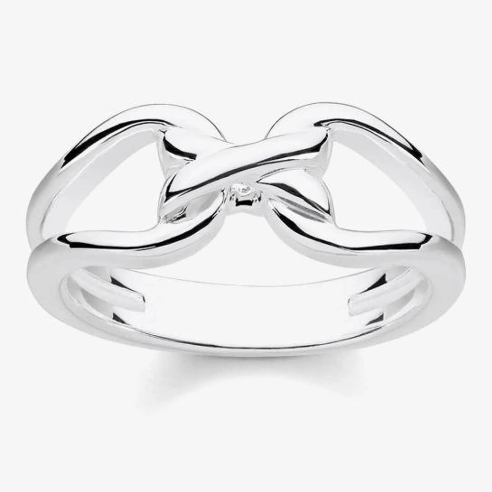 Sterling Silver Open Linked Ring