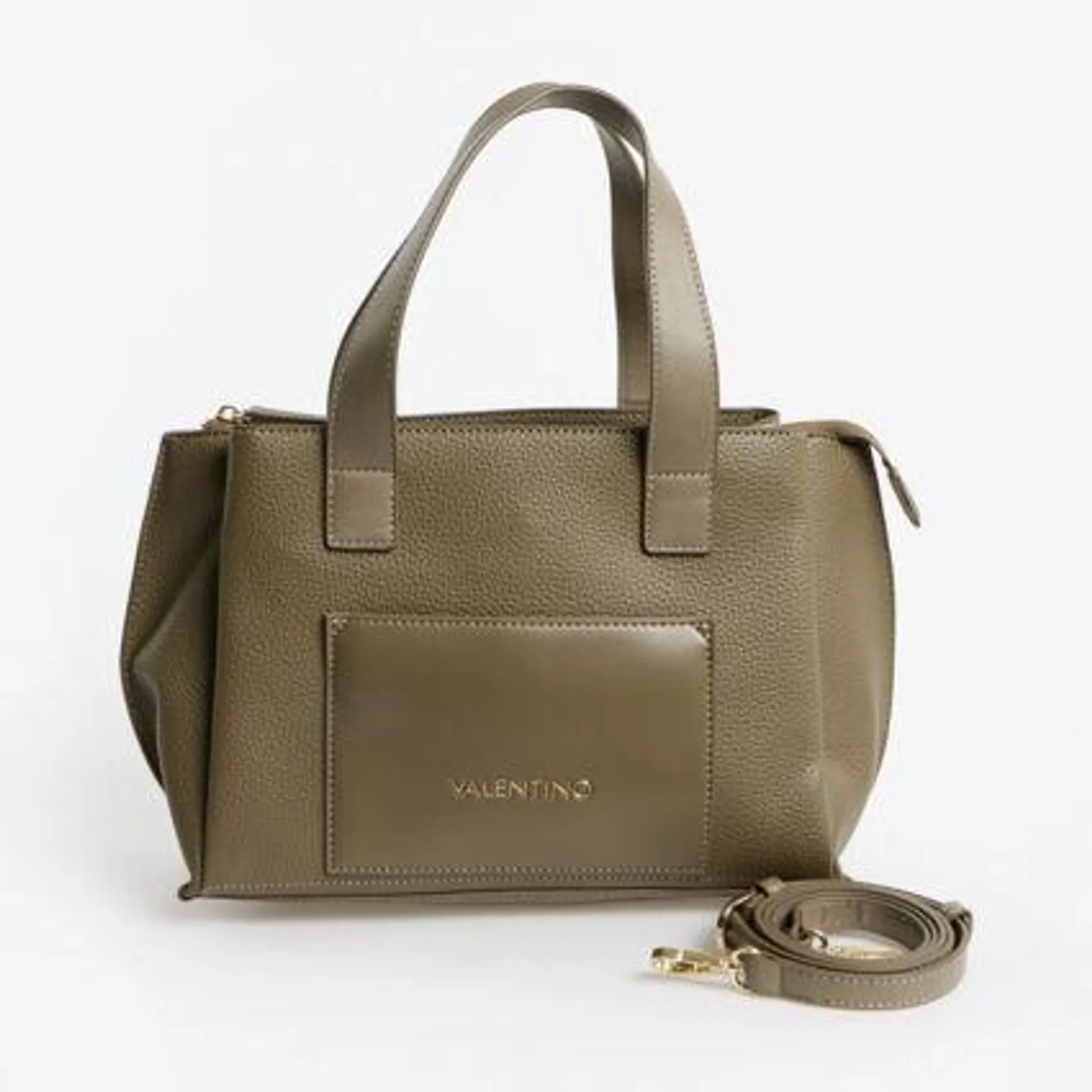 Khaki Grainy Tote Bag