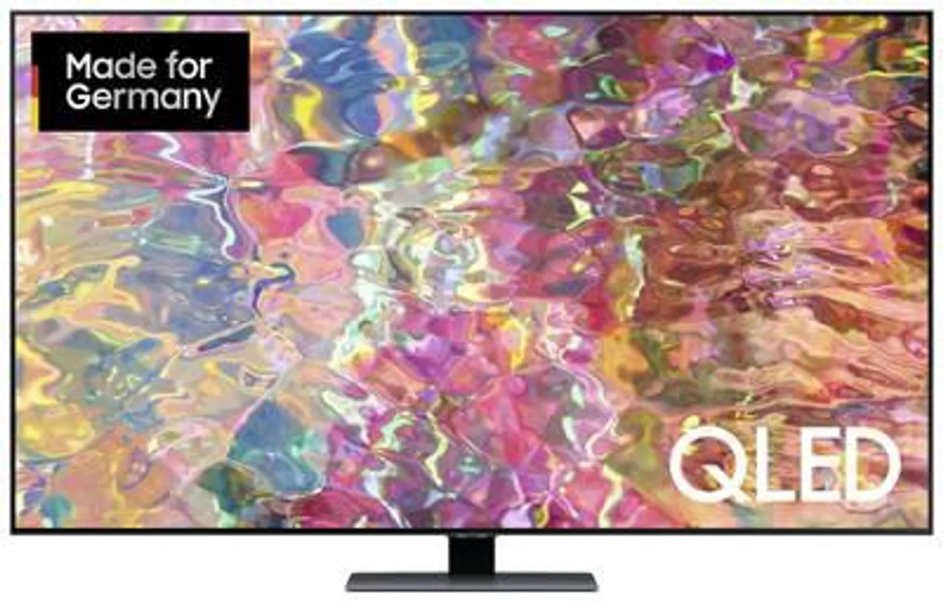 Samsung GQ50Q80B QLED TV 125 cm 50 inch EEC G (A - G) DVB-T2, DVB-C, DVB-S2, UHD, Smart TV, Wi-Fi, PVR ready, CI+ Silver