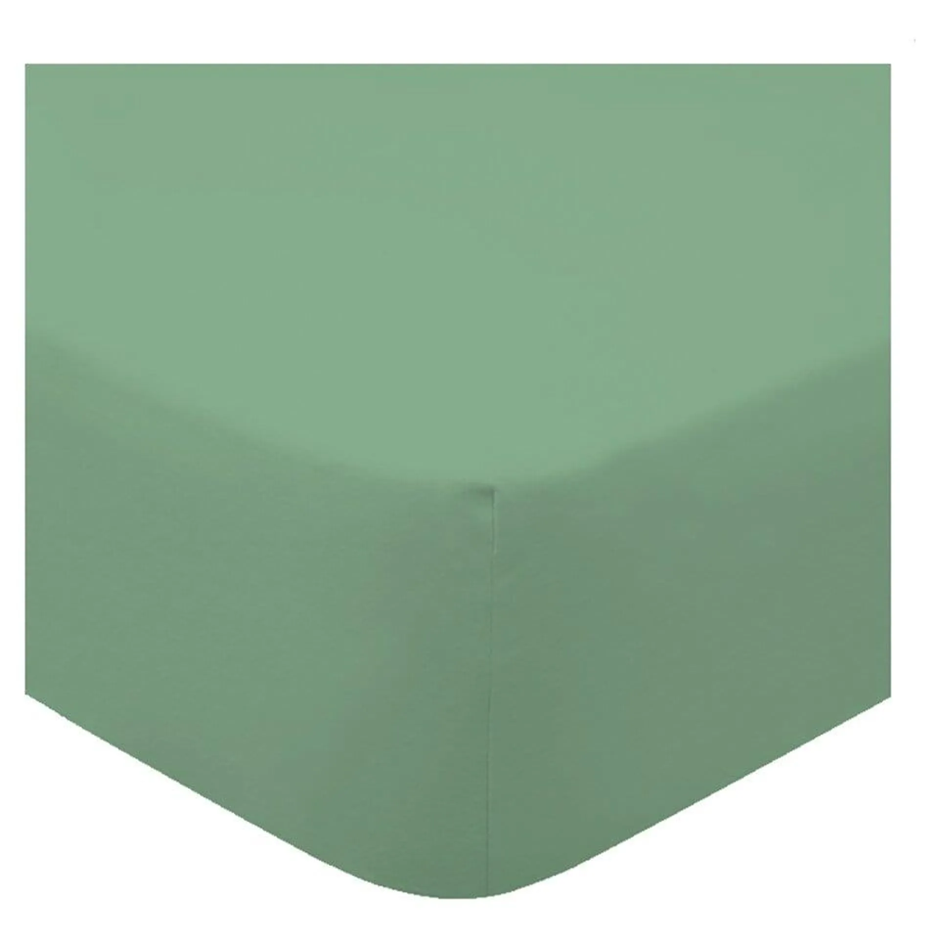 F&F Home Bedding Supersoft Green Fitted Sheet King