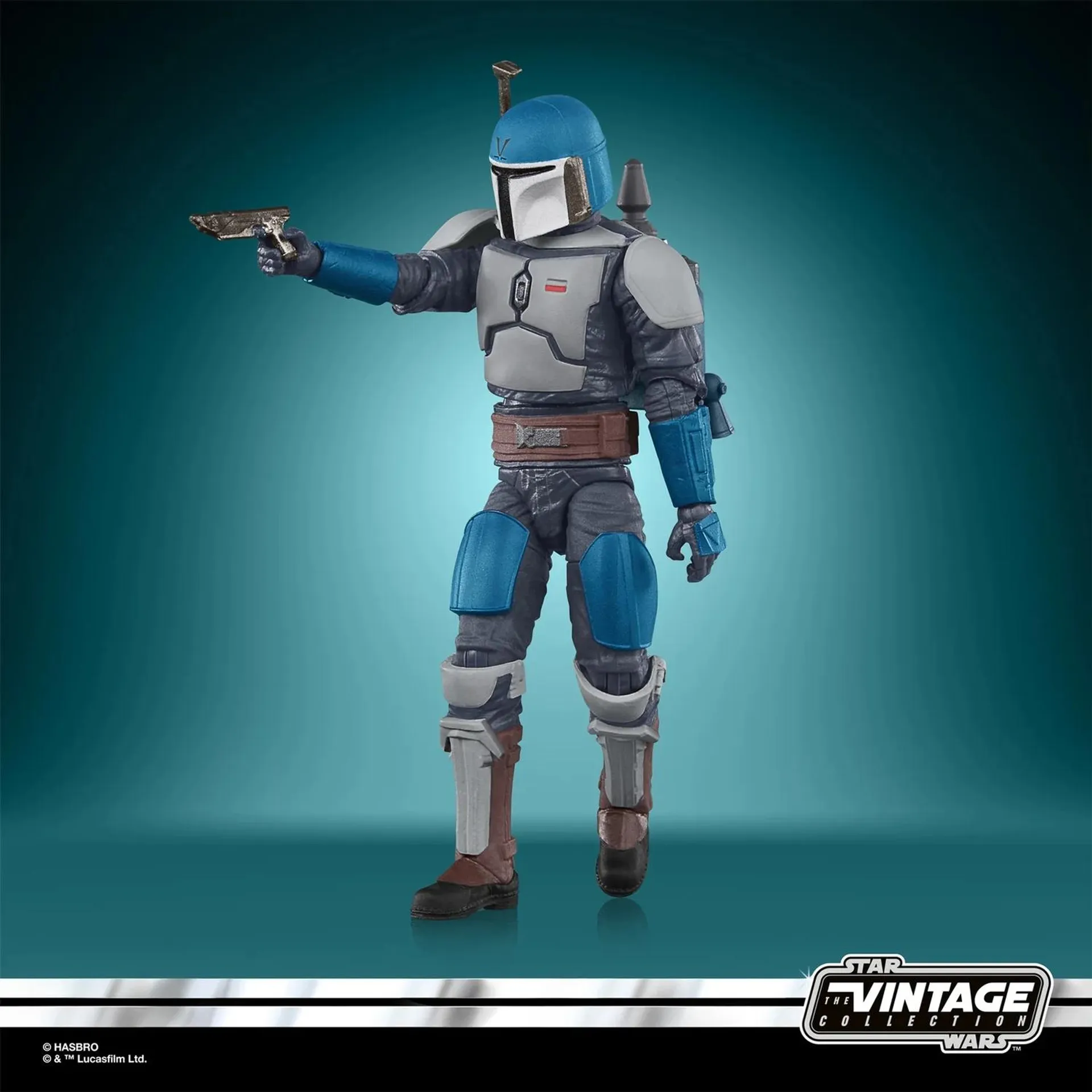 Hasbro Star Wars The Vintage Collection Mandalorian Fleet Commander, The Mandalorian Action Figure (3.75”)