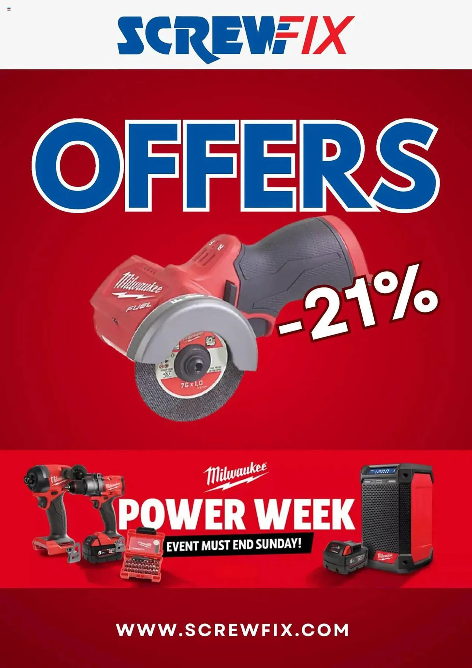 Screwfix leaflet from 24 June to 24 July 2025 - Catalogue Page 1