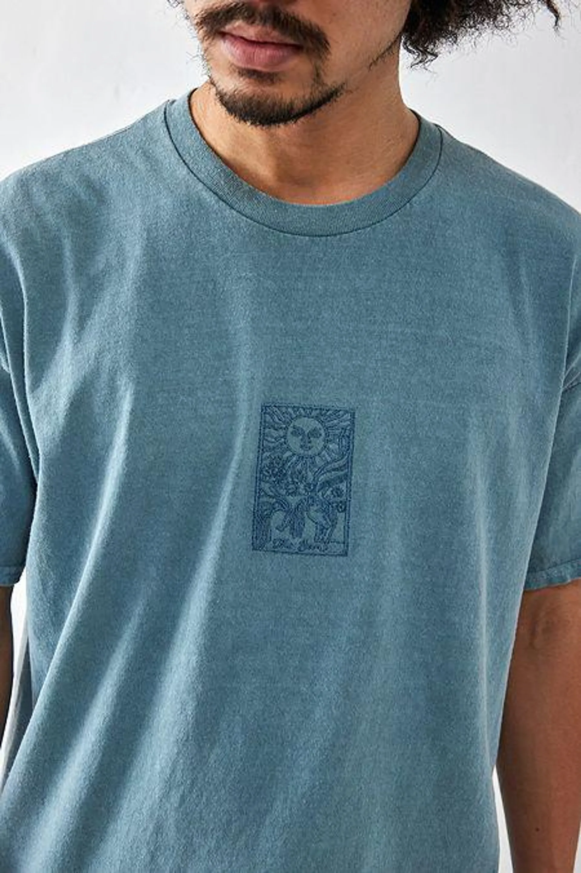 UO Blue Sun Motif T-Shirt
