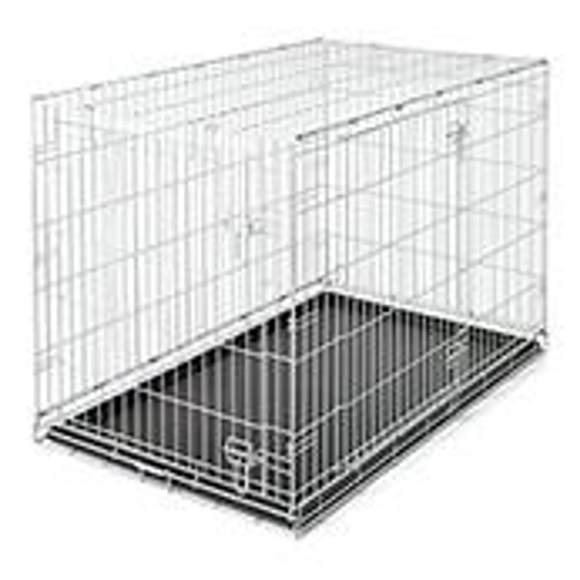 Pets at Home Double Door Dog Crate Grey X Large