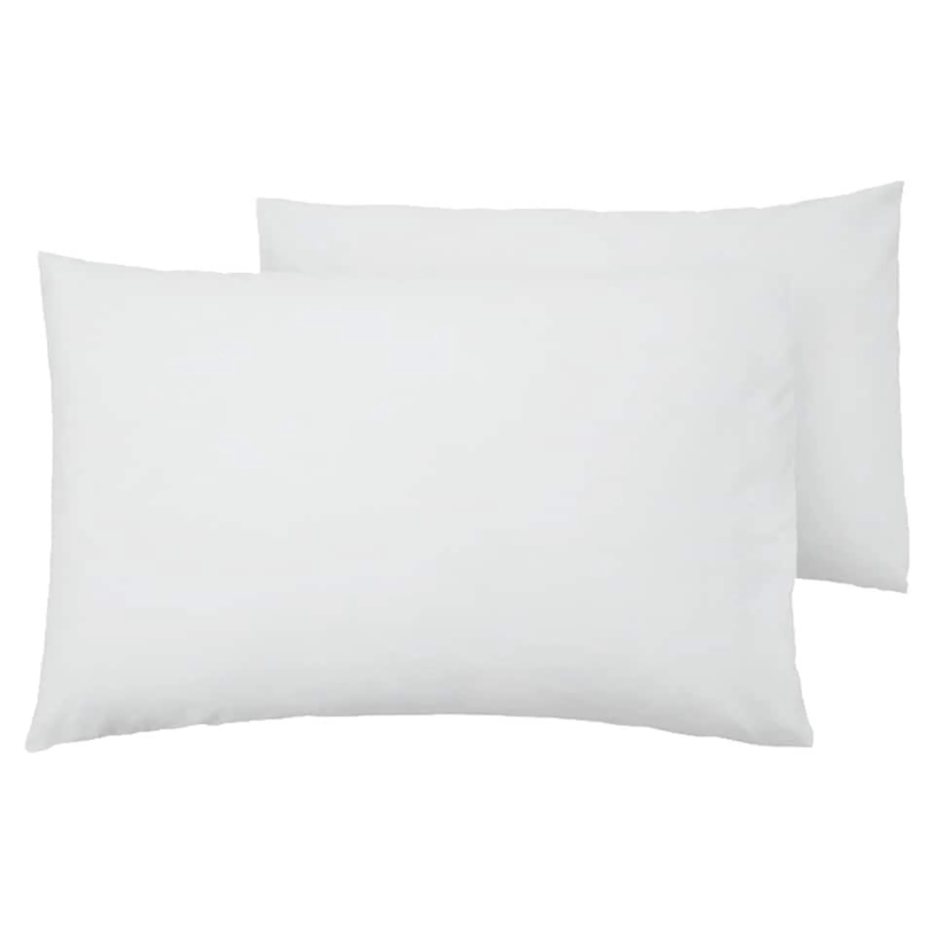 F&F Home Bedding Poly Cotton White Housewife Pillow Case Pair