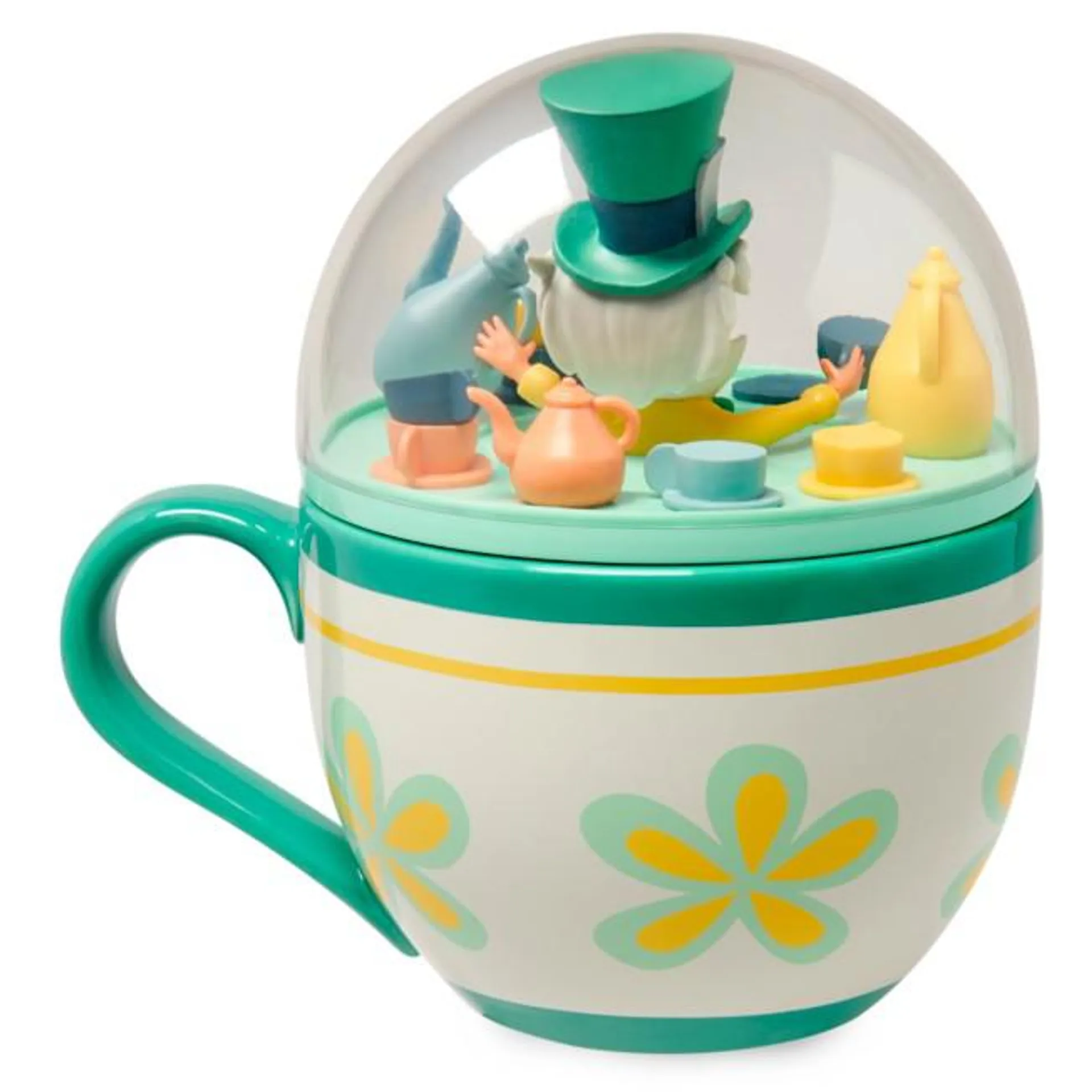 Disney Store Mad Hatter Alice in Wonderland Mad Tea Party Mug with Lid