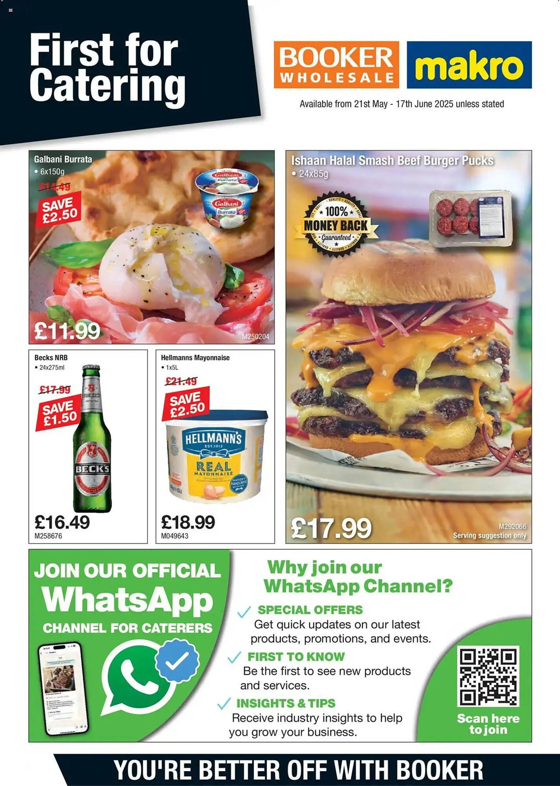 Booker Wholesale leaflet from 21 May to 17 June 2025 - Catalogue Page 1