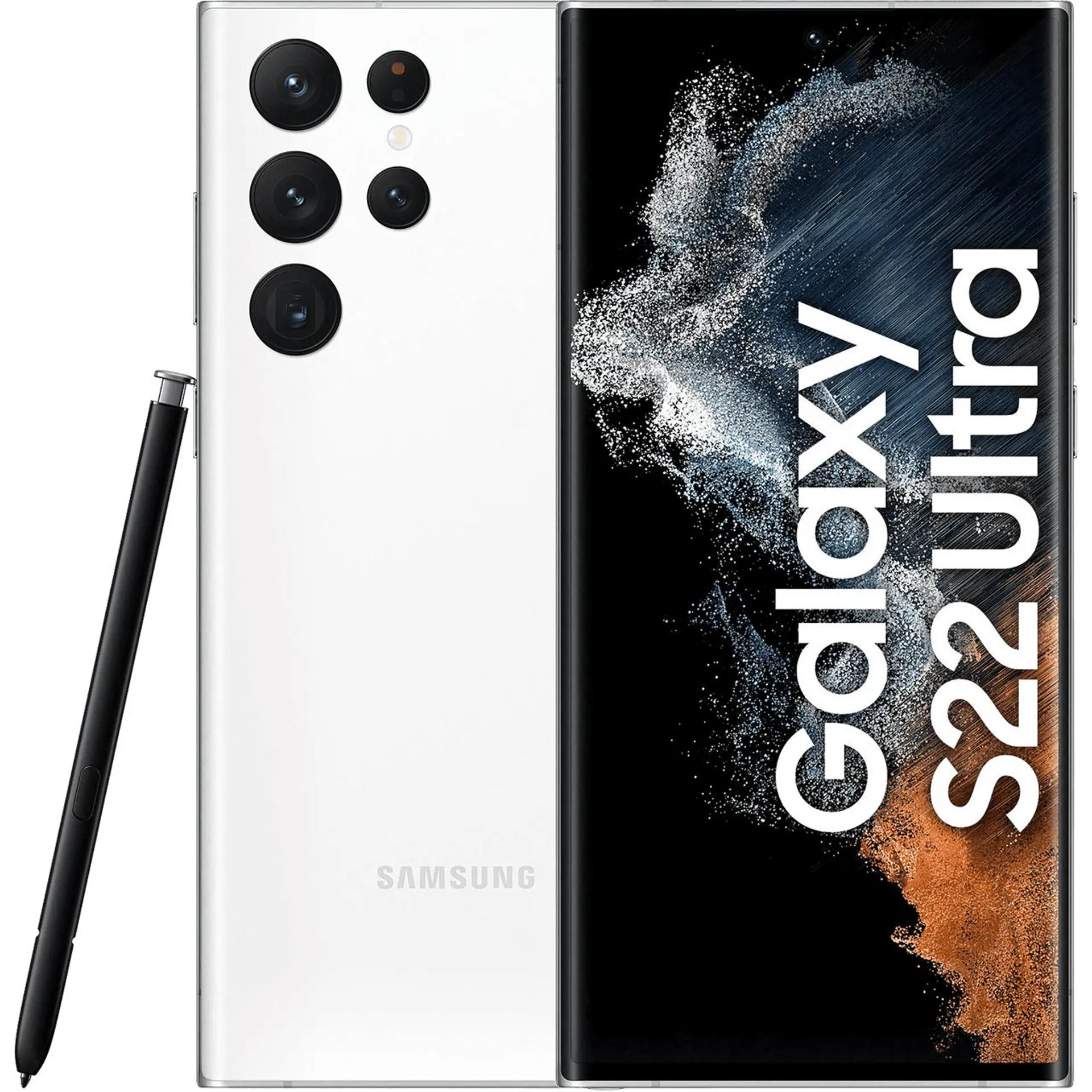 Samsung Galaxy S22 Ultra 128GB Smartphone in Phantom White