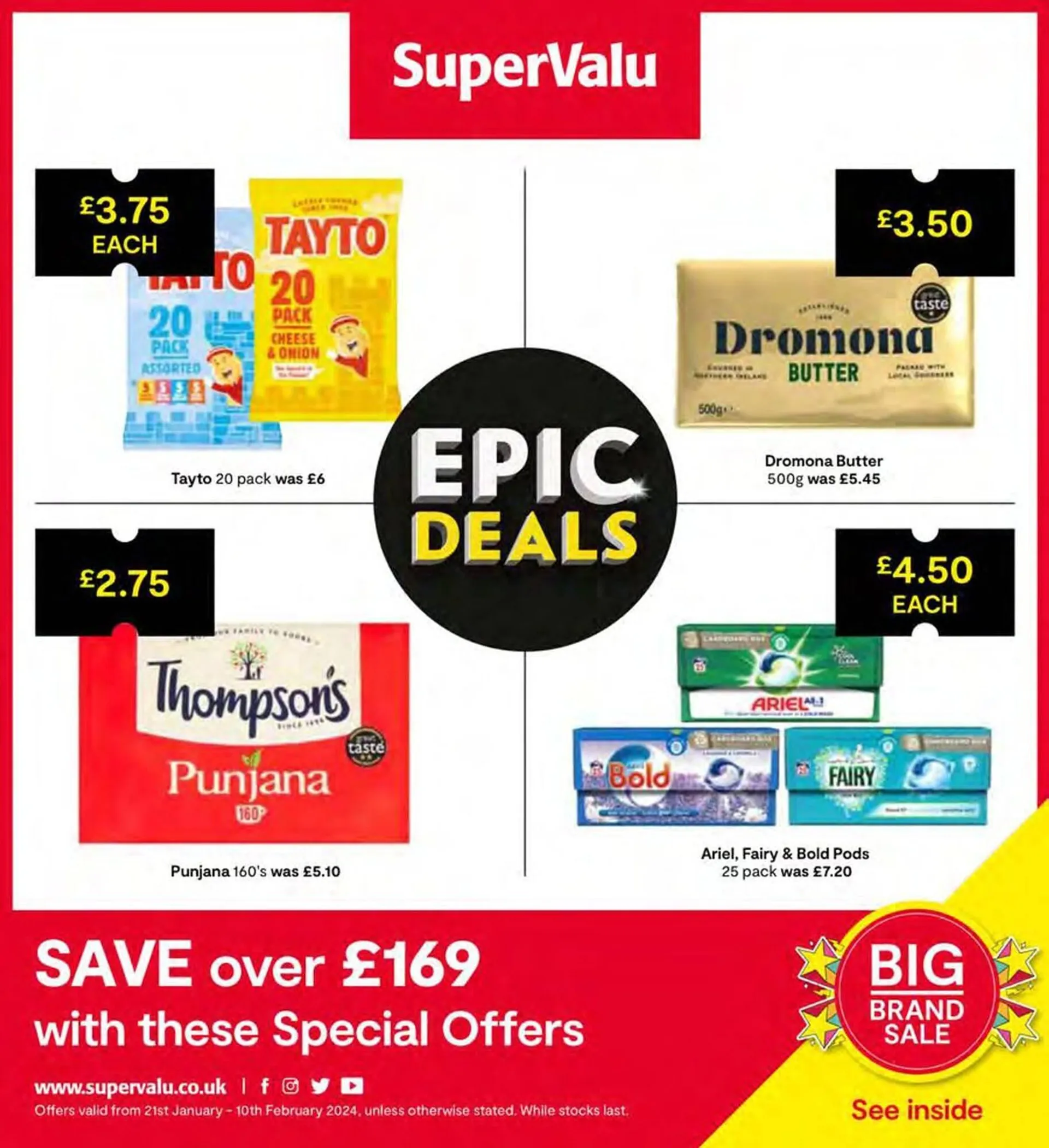 SuperValu leaflet from 21 January to 10 February 2024 - Catalogue Page 1