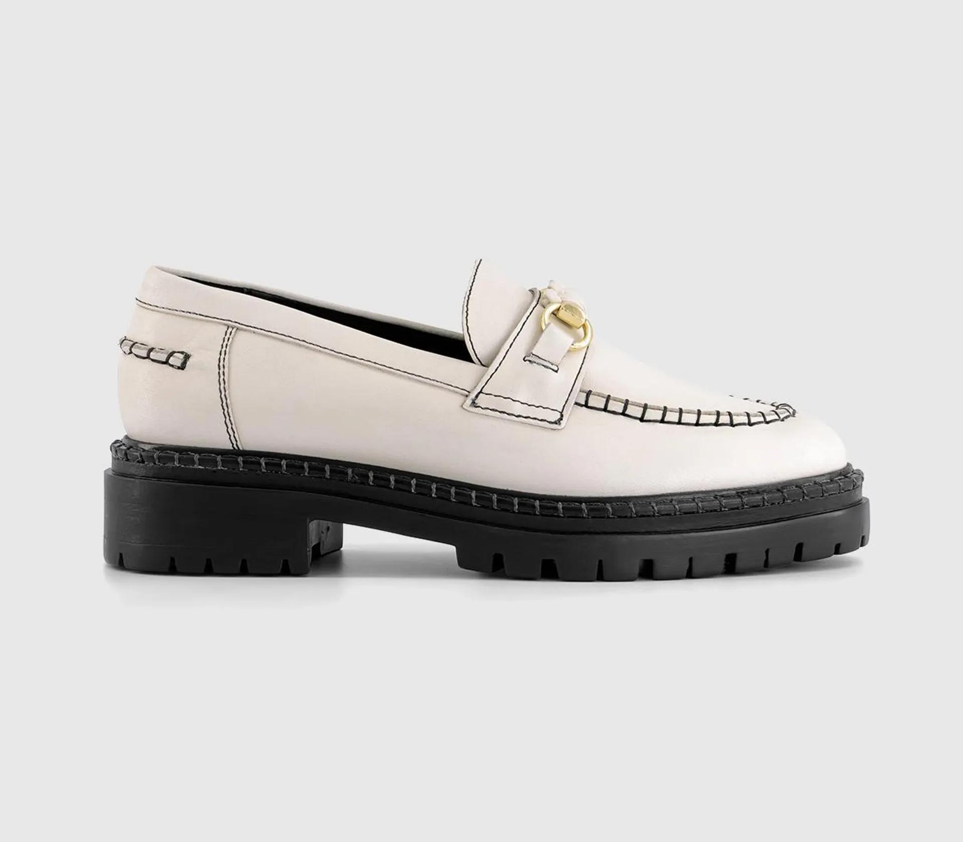 Finchly Contrast Stitch Loafers