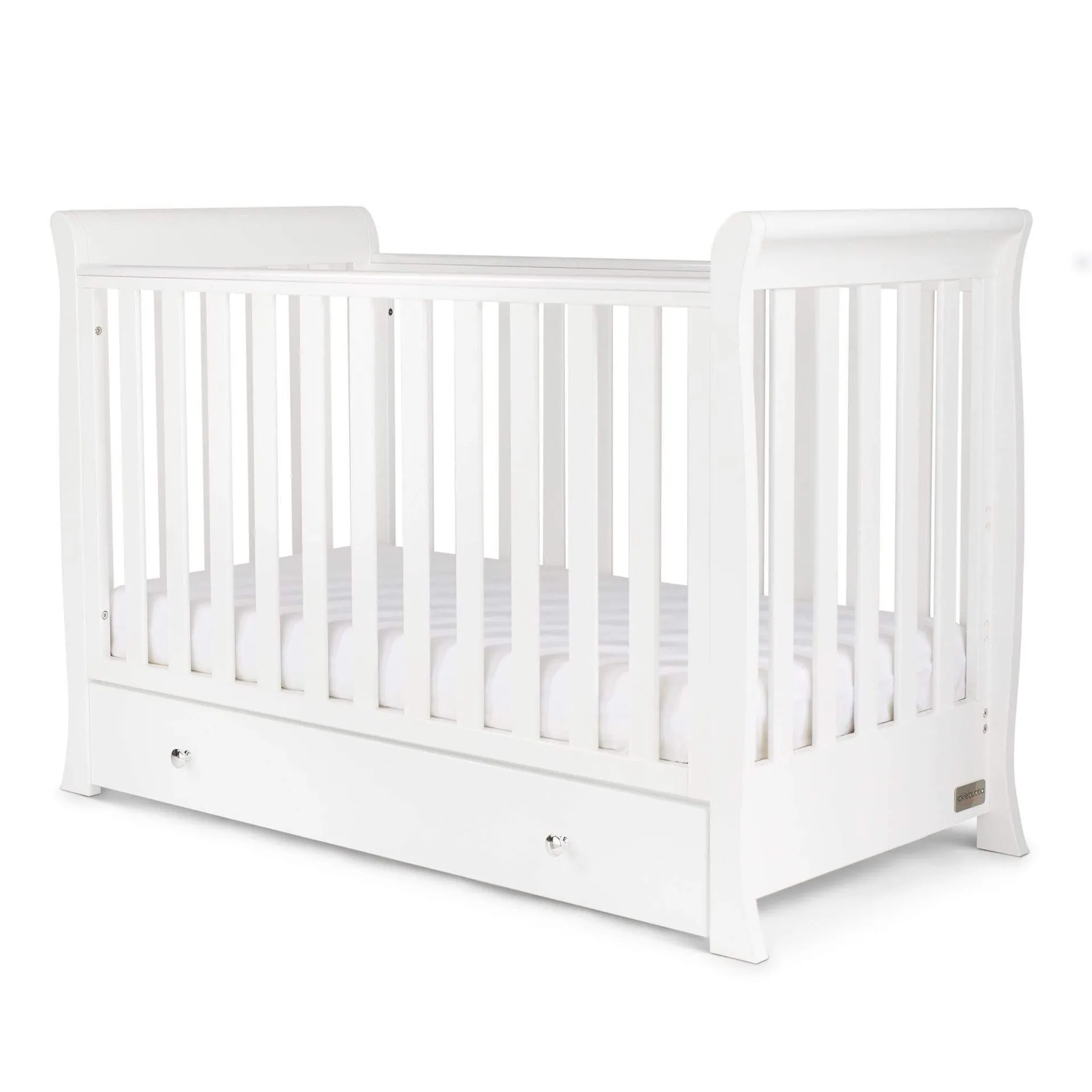 Ickle Bubba Snowdon 4 in 1 Mini Cot Bed - White