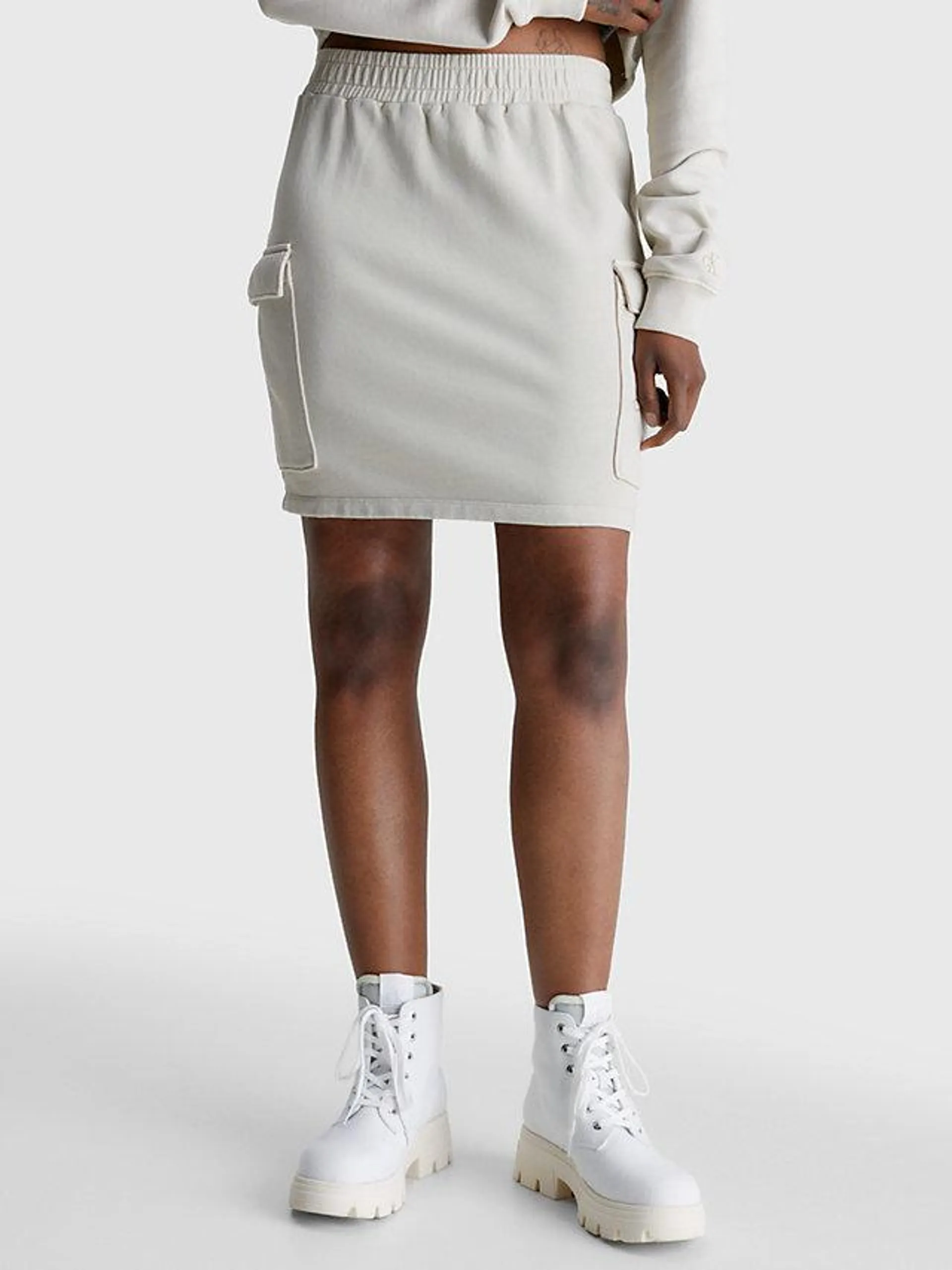 Cotton Terry Mini Skirt