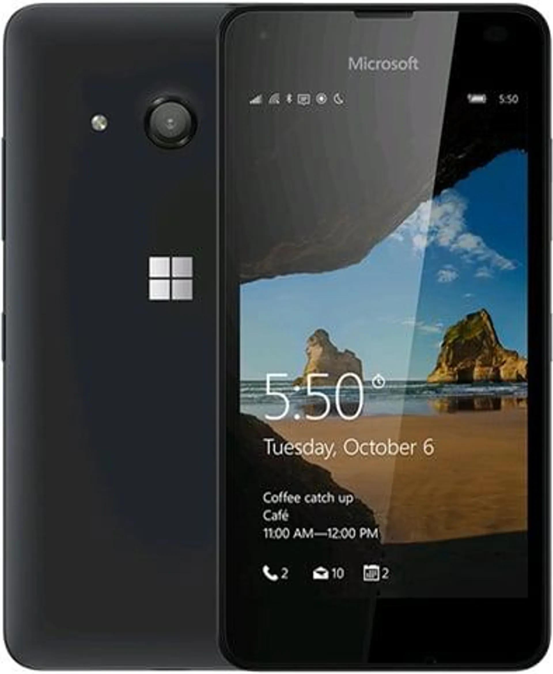 Microsoft Lumia 550 8GB Black, Unlocked B
