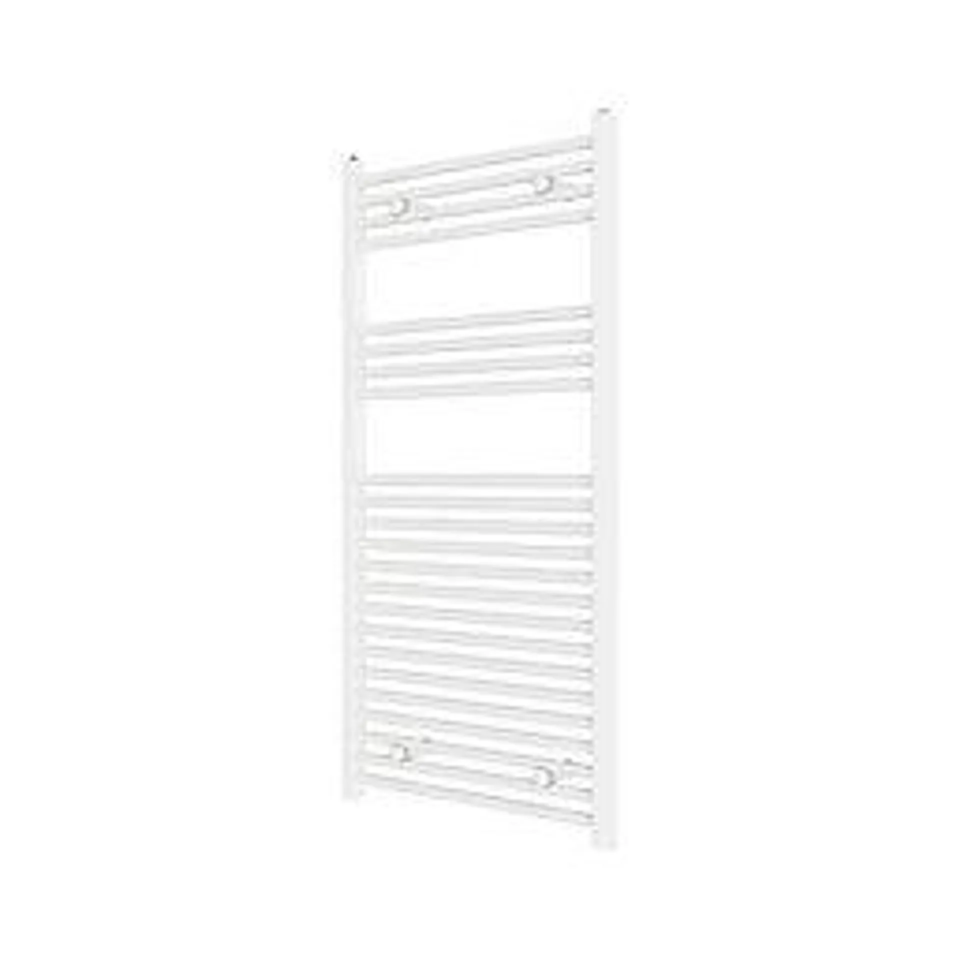 Flomasta 1200mm x 600mm 2101BTU White Flat Towel Radiator