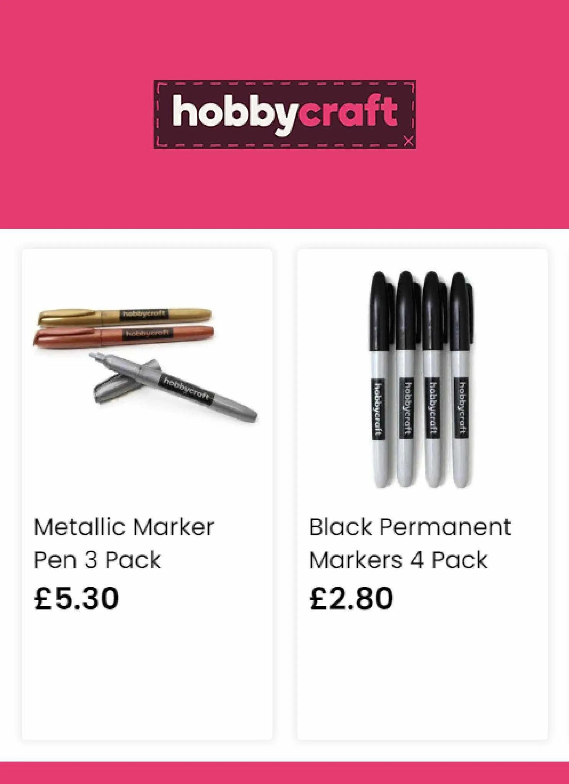 Hobbycraft Weekly Offers - 2