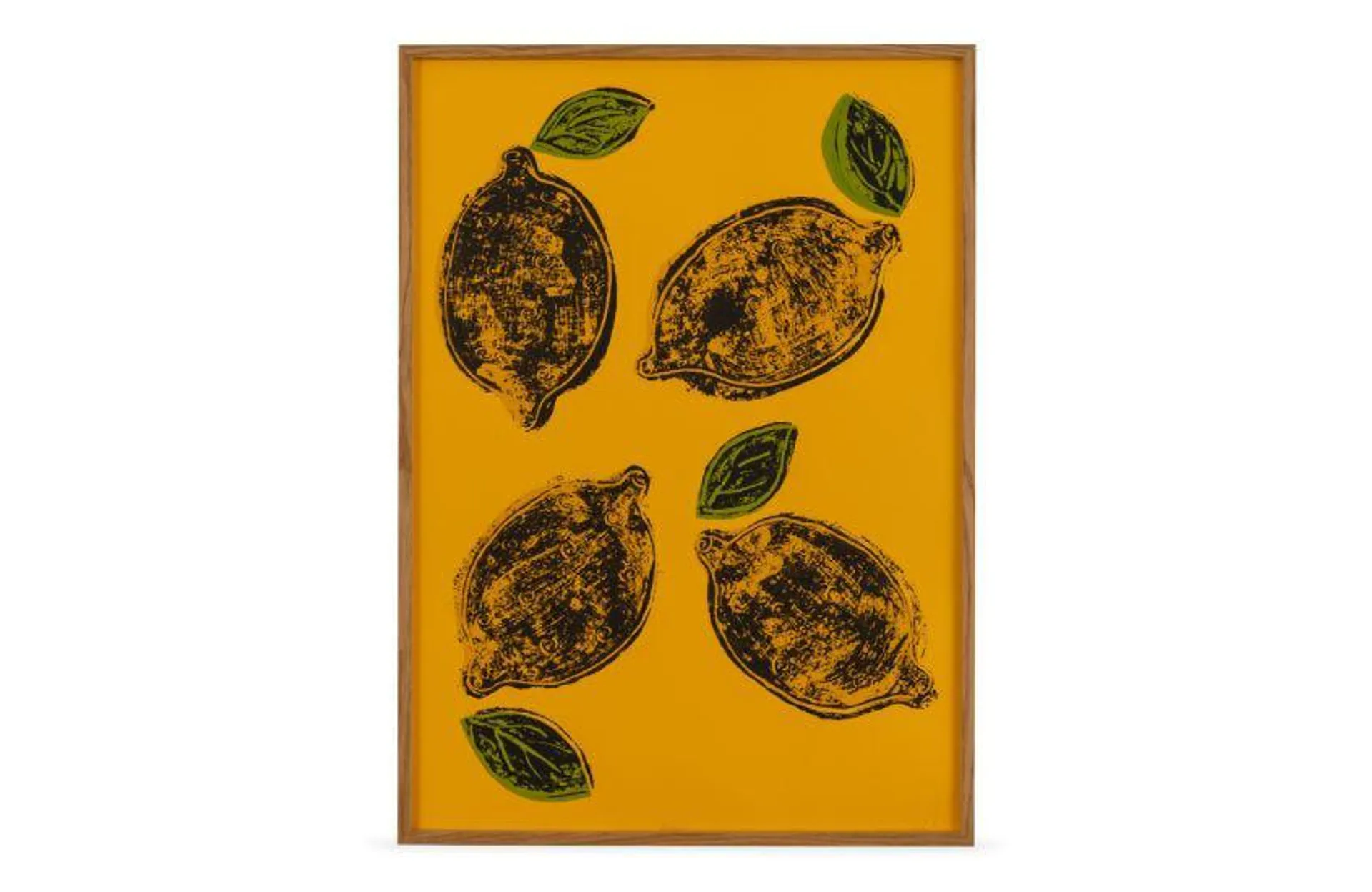 Frutteto Limone on Yellow Print 50 x 70cm
