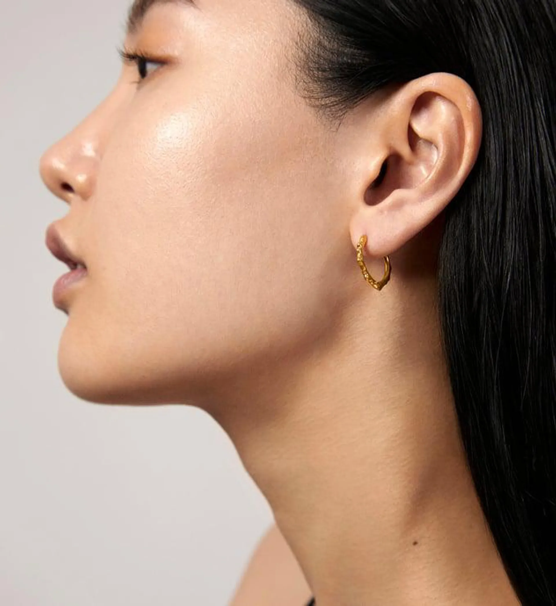 Siren Muse Ripple Small Hoop Earrings