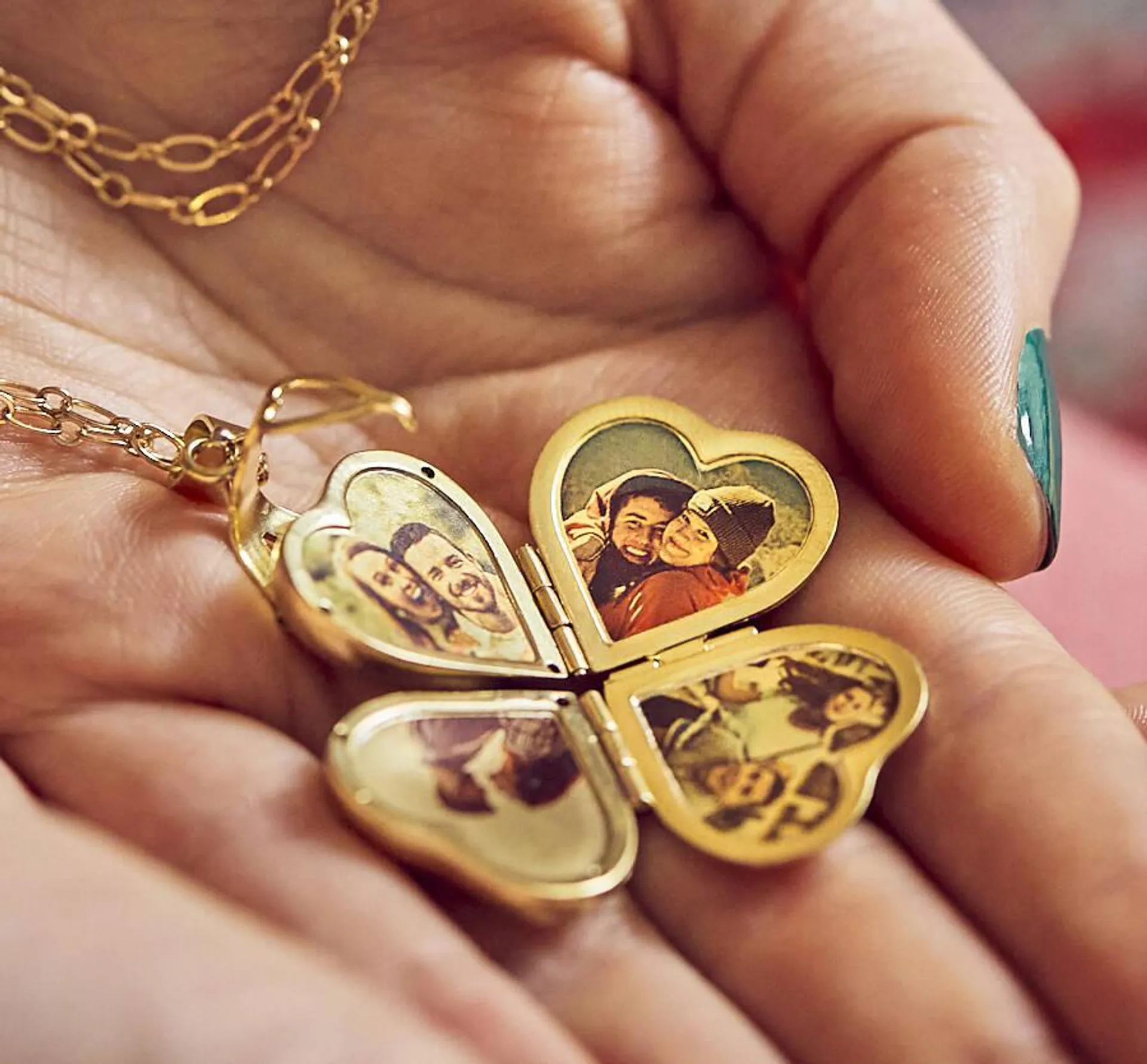 Friends And Family Personalised Locket With Photographs