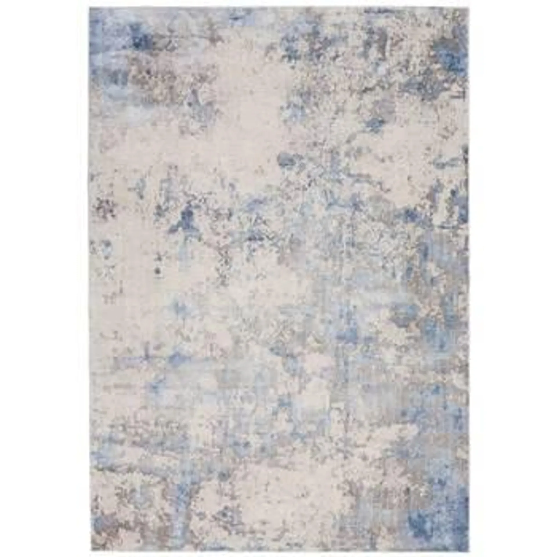 Silky Textures Blue Shimmer Rug in 2 Sizes