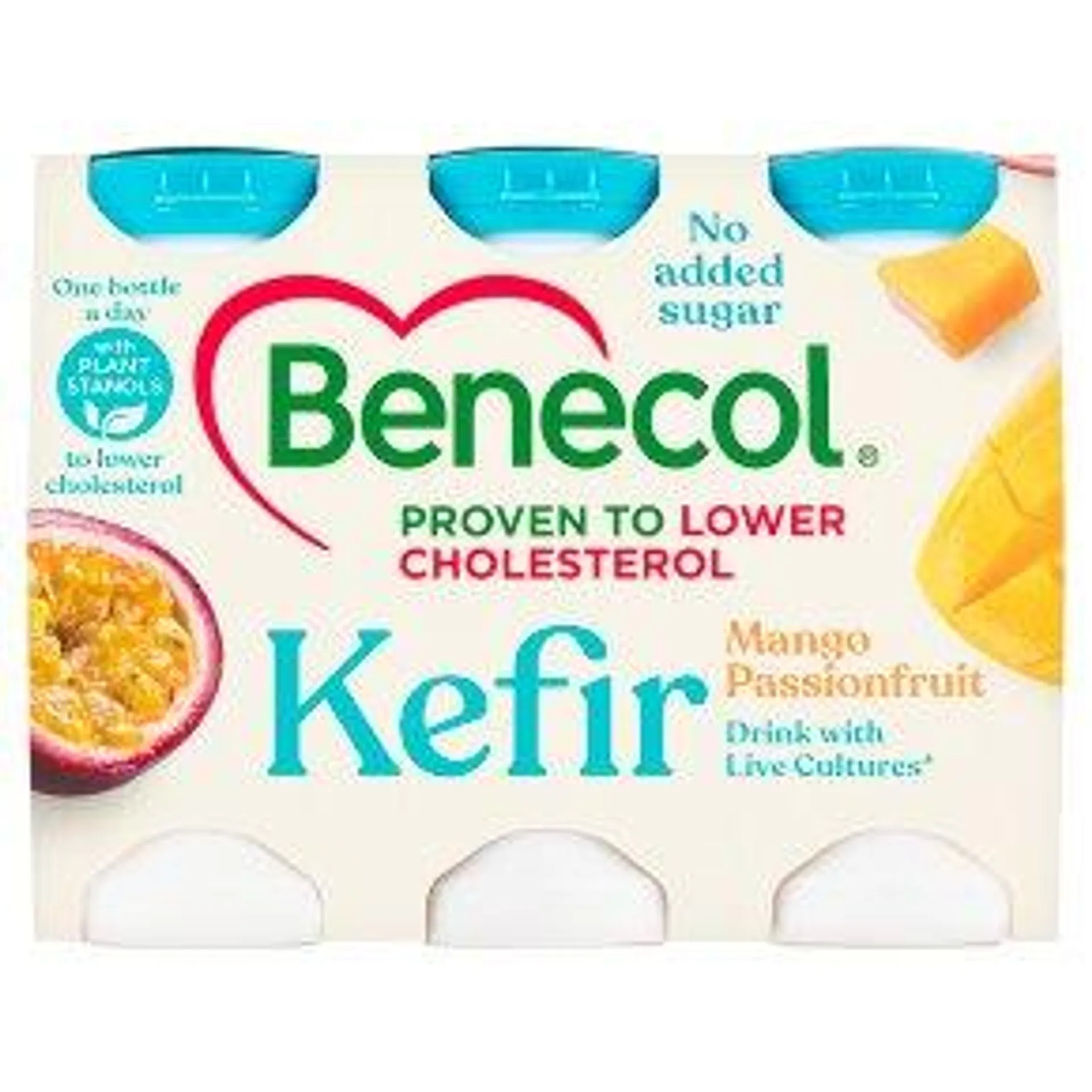 Benecol Kefir Mango-Passionfruit Yogurt Drink