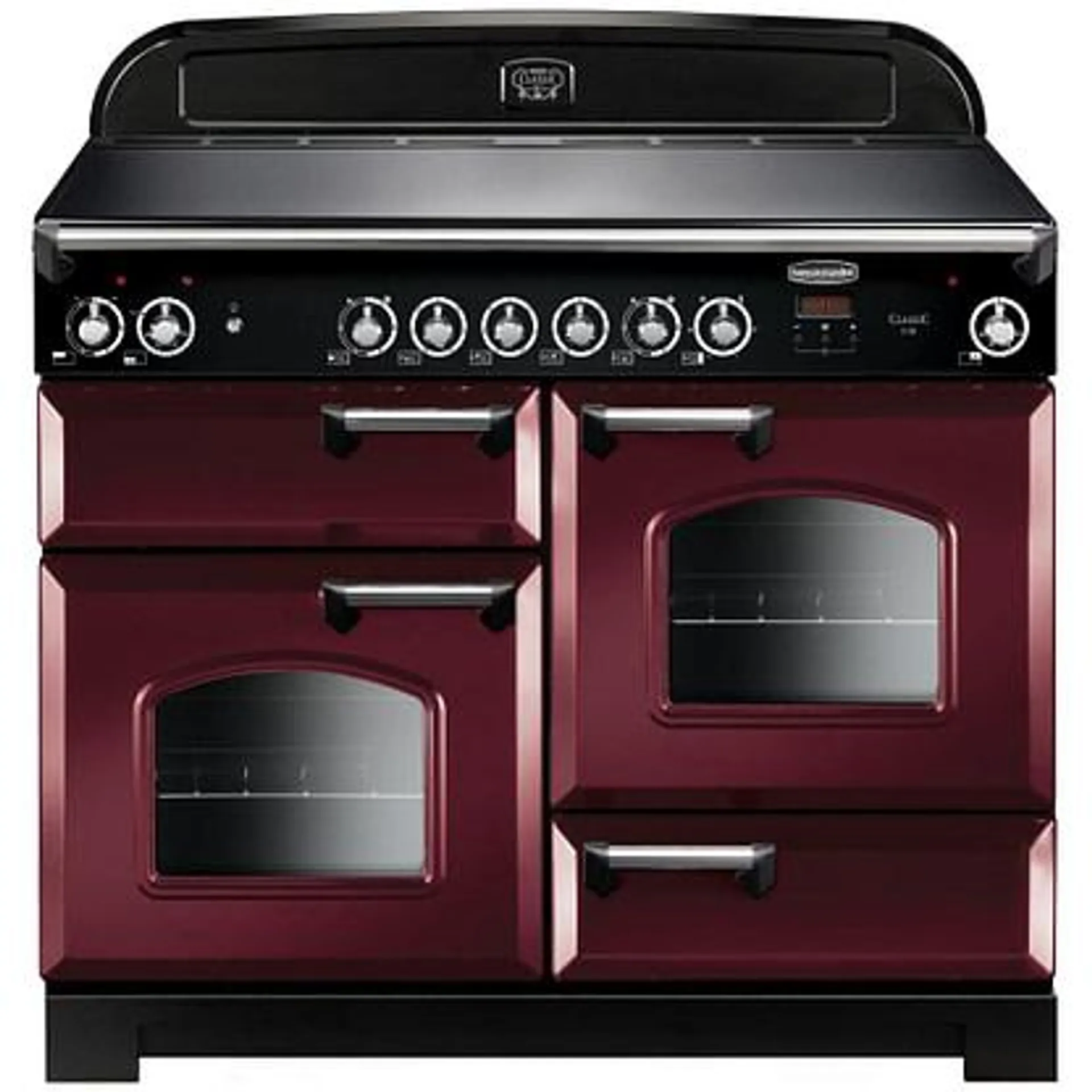 Rangemaster CLA110ECCY/C Classic 110cm Ceramic Range Cooker 117530 – CRANBERRY