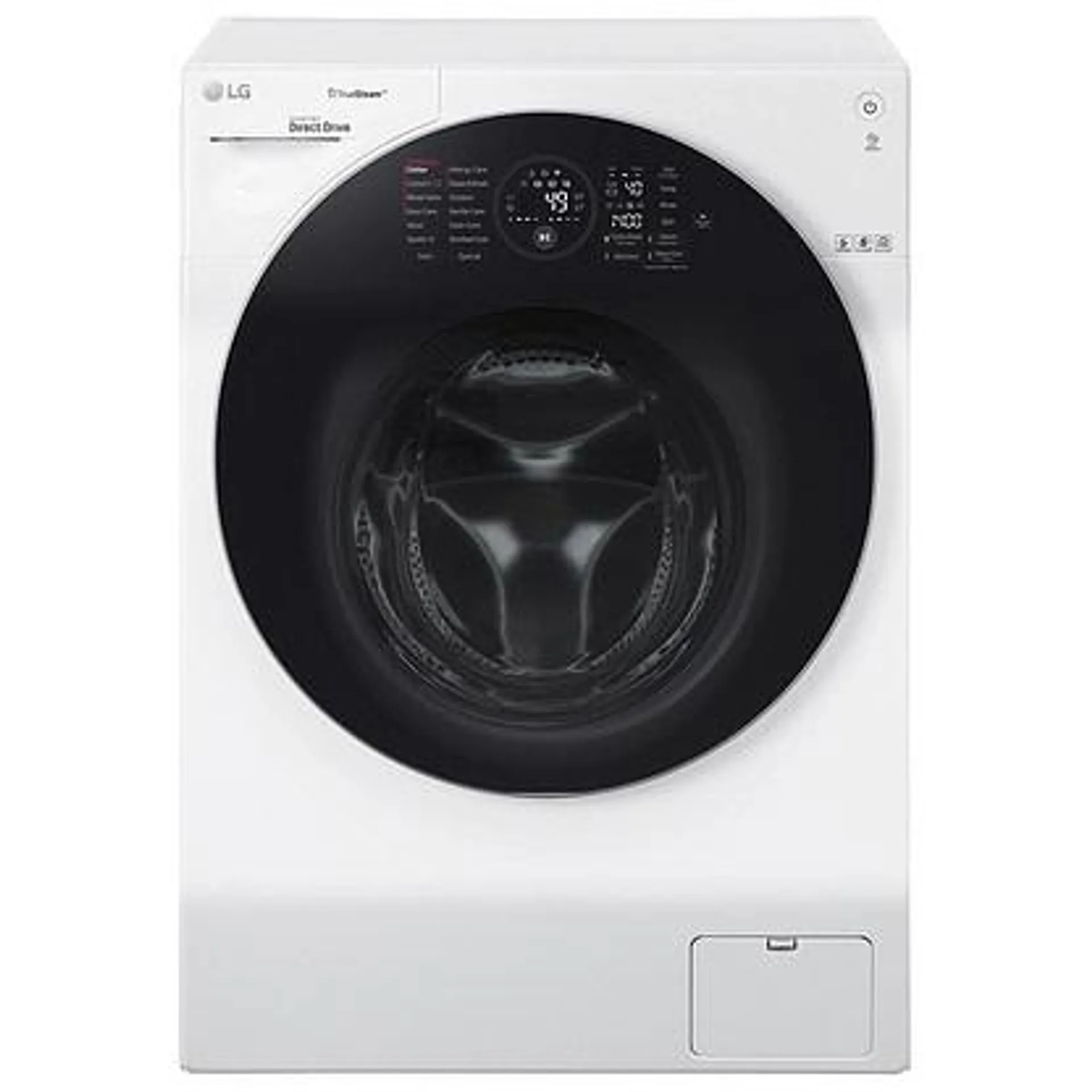 LG FH4G1BCS2 12kg Direct Drive TurboWash TrueSteam Washing Machine – WHITE