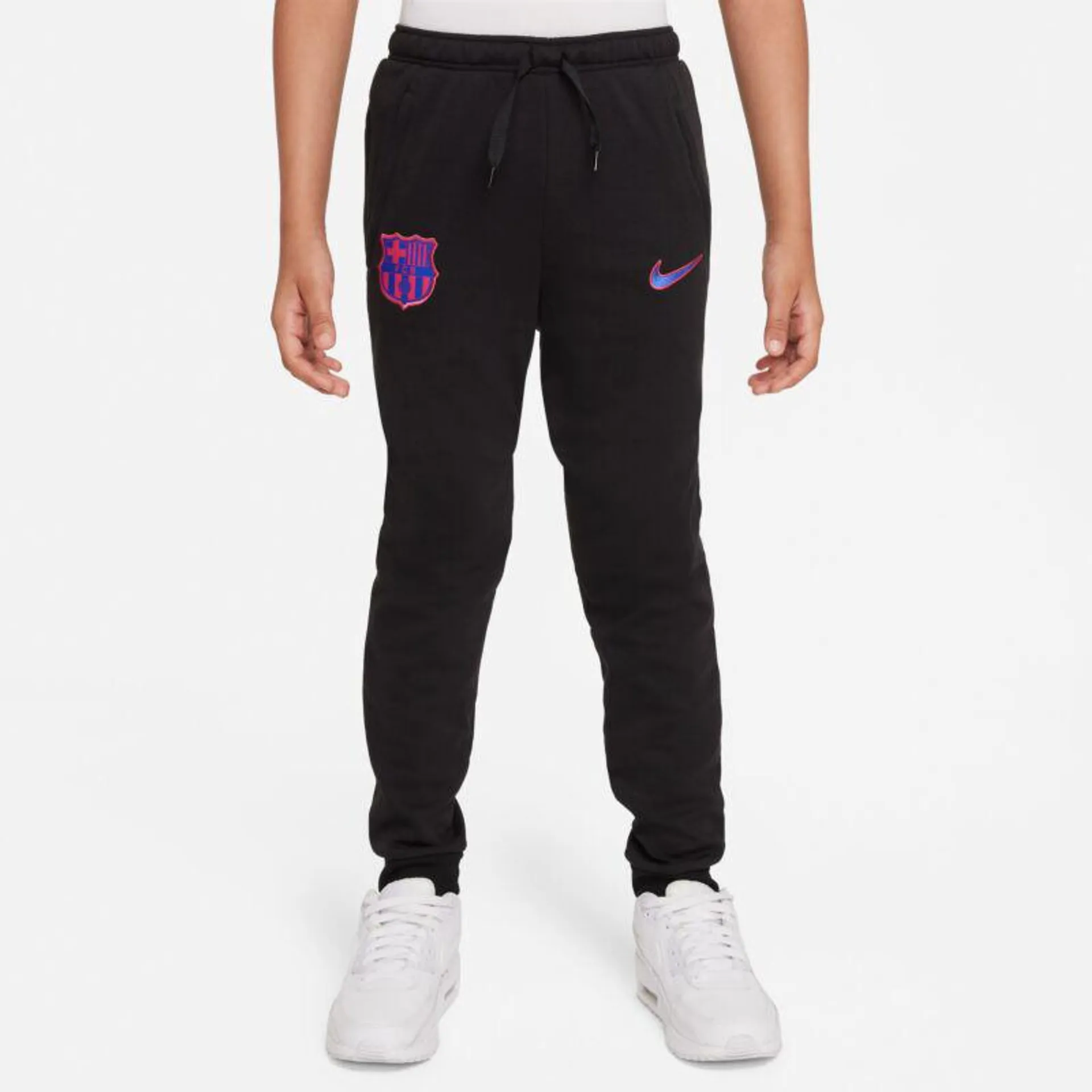 Nike Barcelona Travel Fleece KIDS Pants - Black 2021-2022