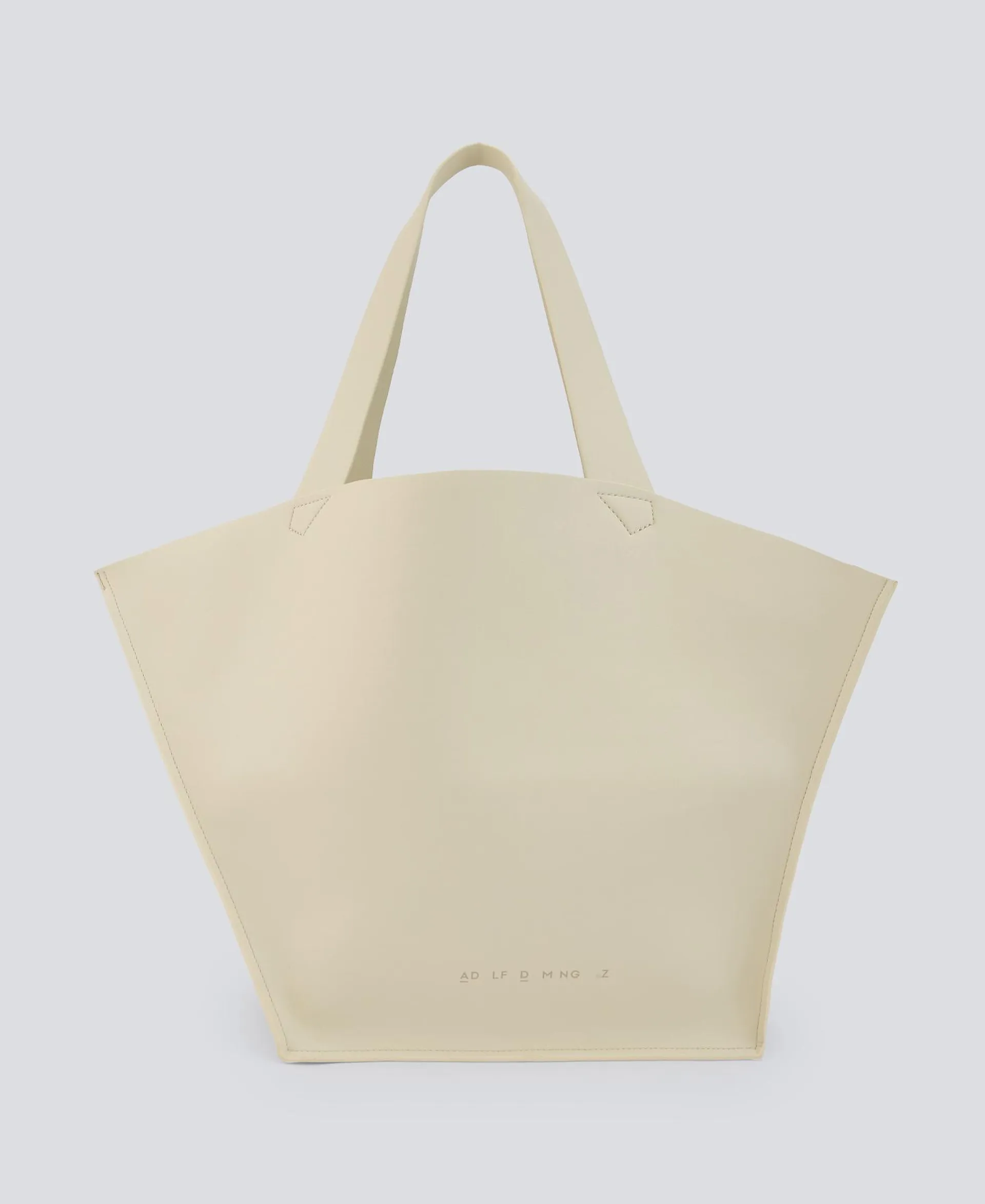 Cream large shopper bag woman