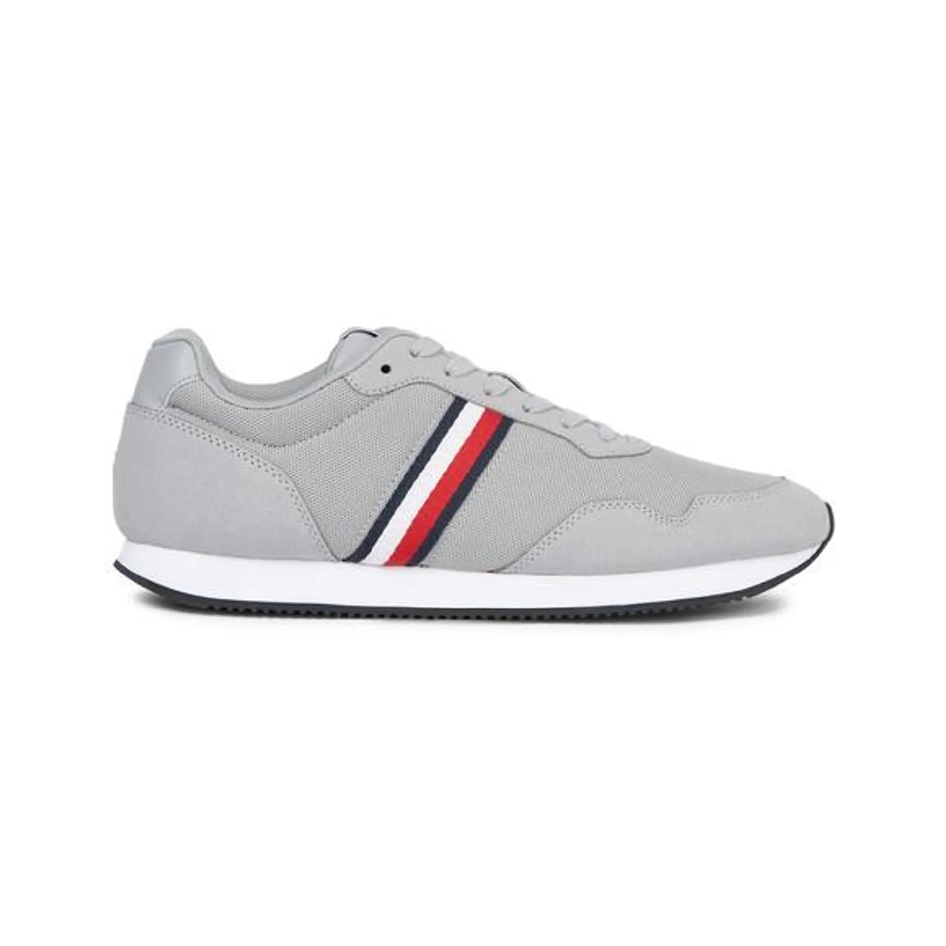 Mens Grey Signature Tape Runner