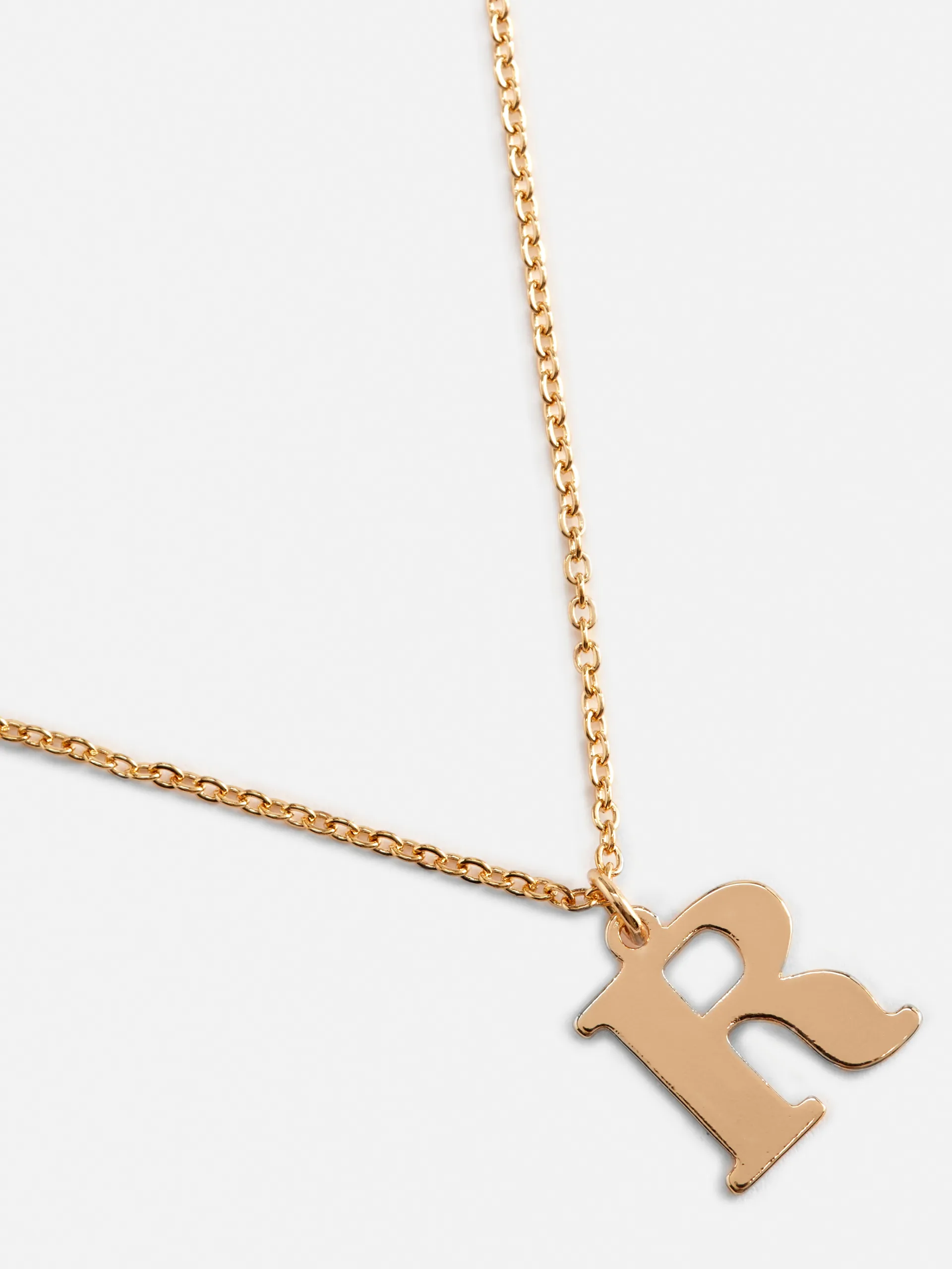 Initial Charm Chain Necklace