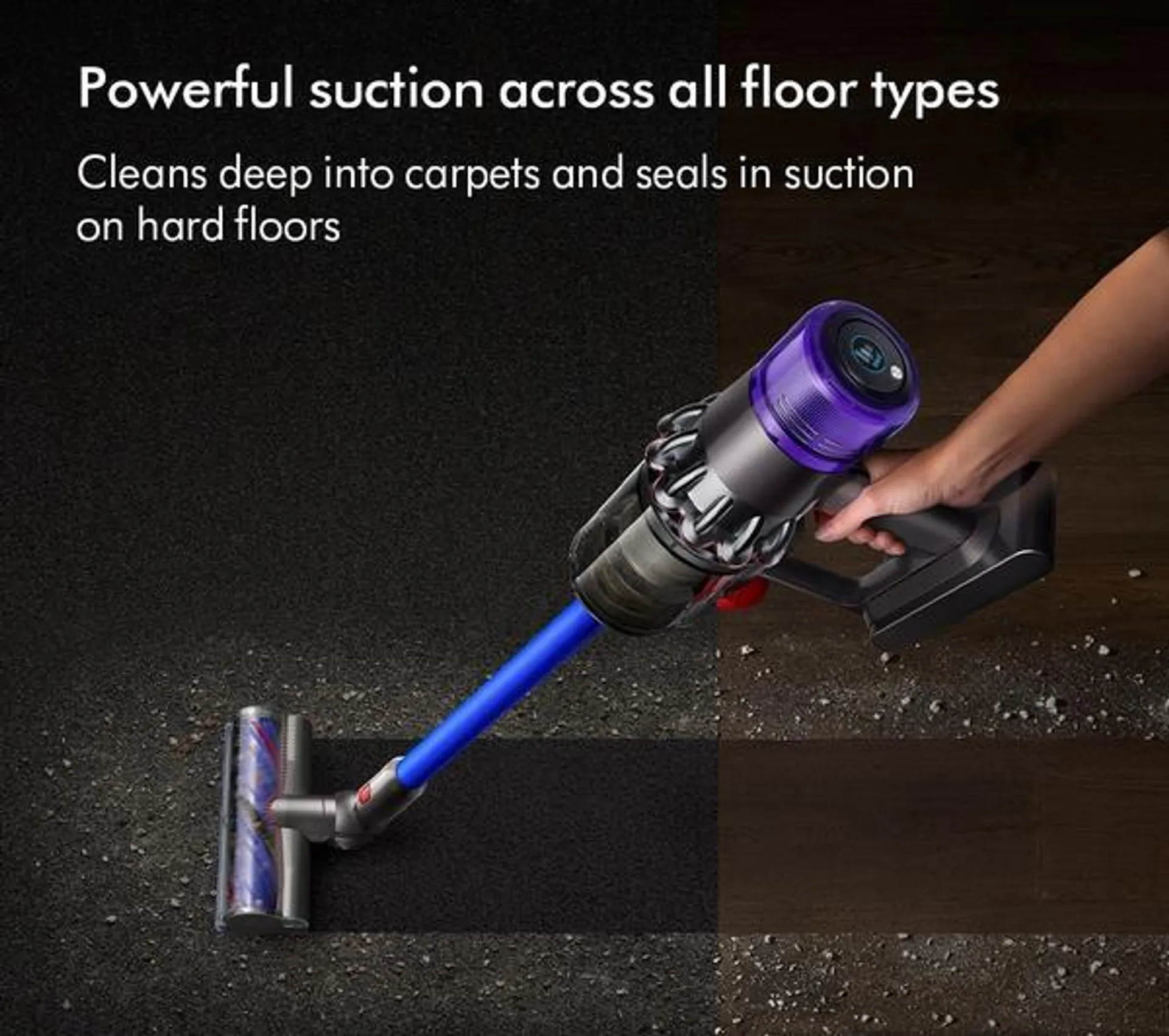 DYSON V11 Cordless Vacuum Cleaner - Nickel & Blue