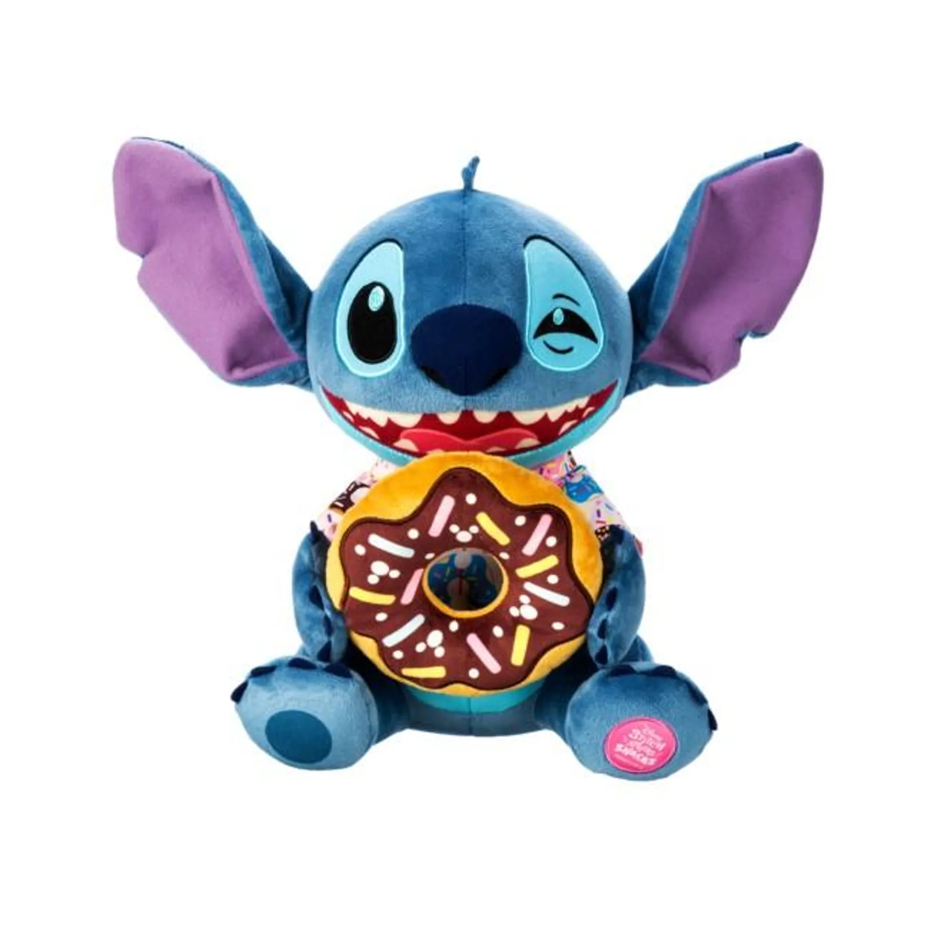 Stitch Attacks Snacks Doughnut Medium Soft Toy, 6 of 12