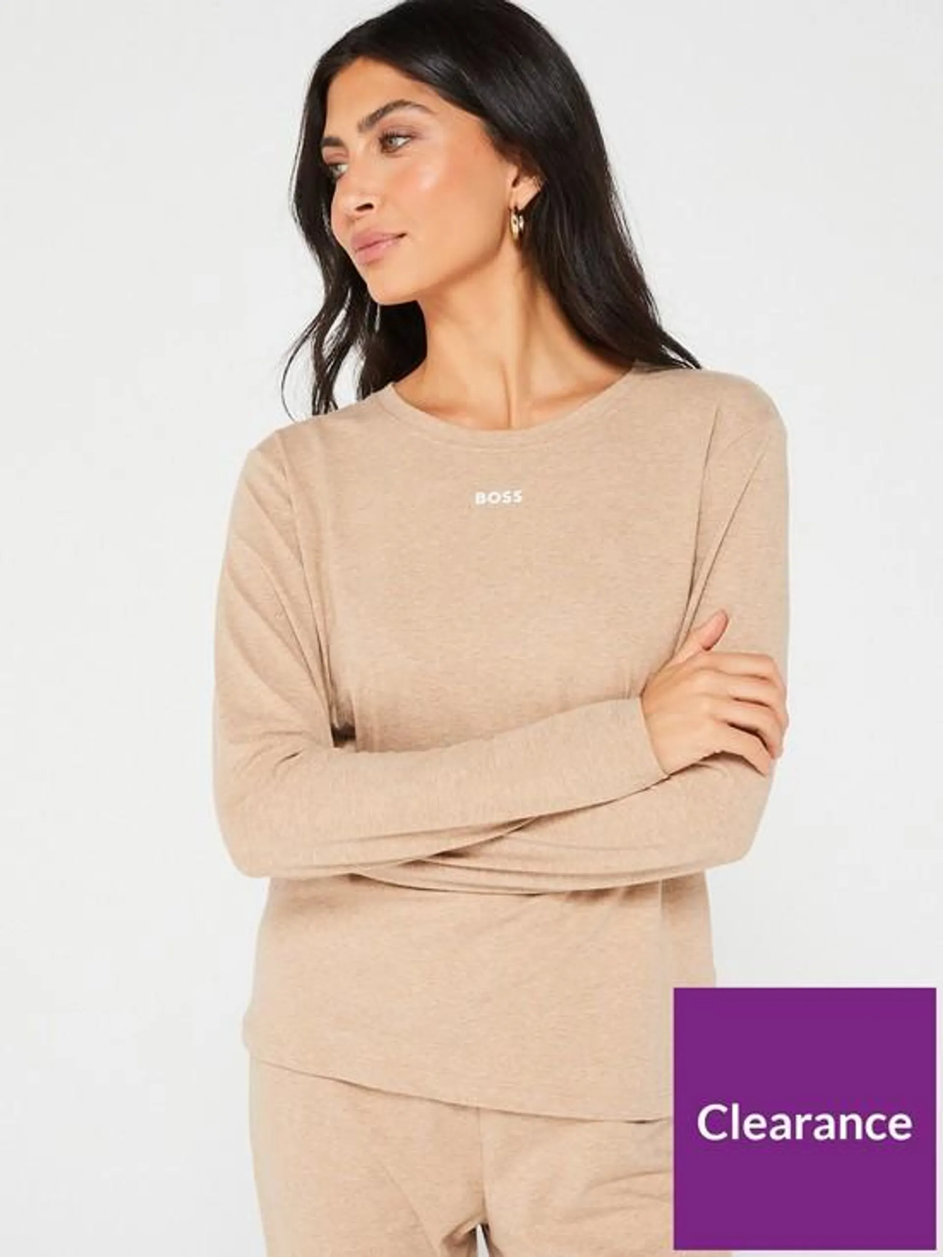 Logo Lounge Top - Beige