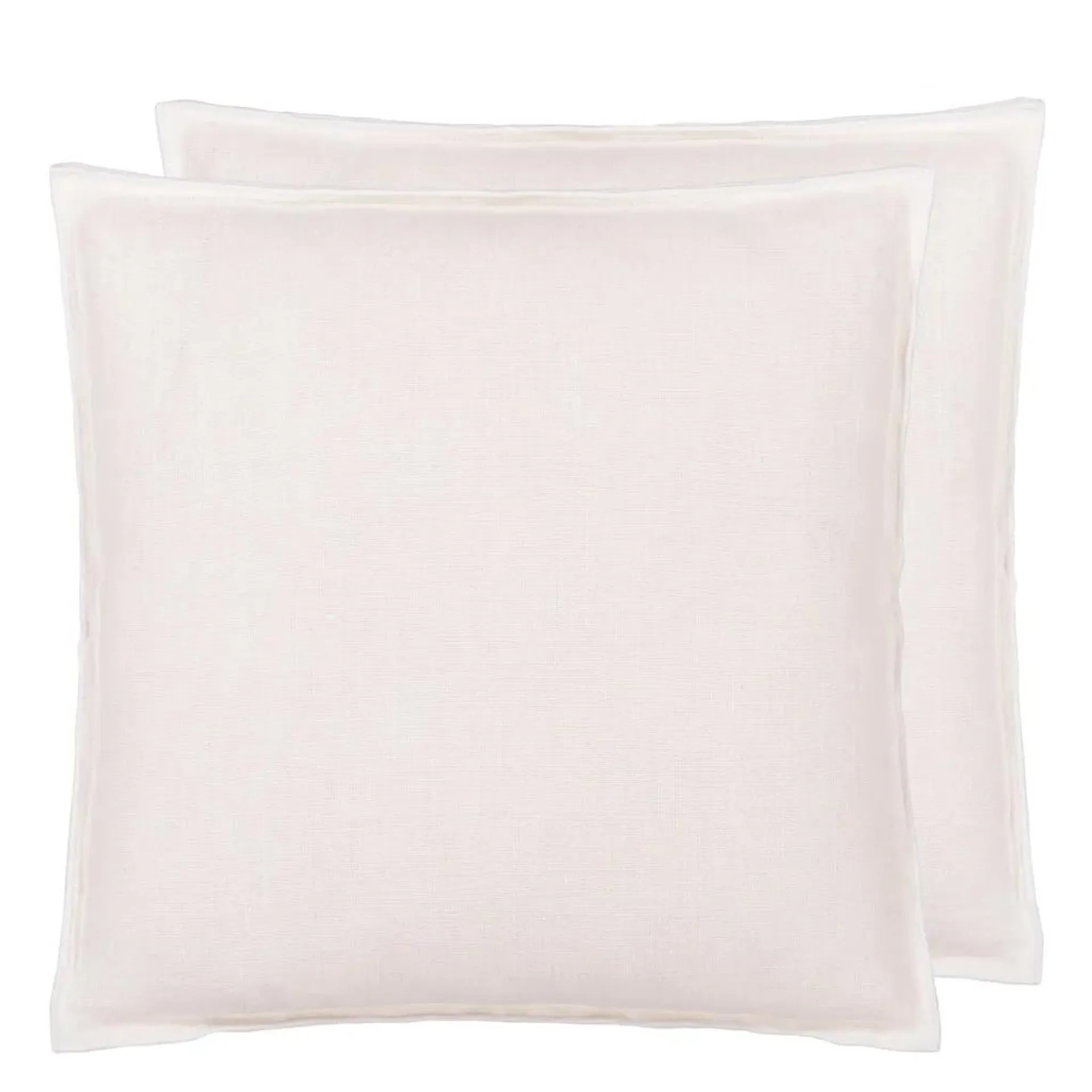 Brera Lino Alabaster & White Linen Cushion