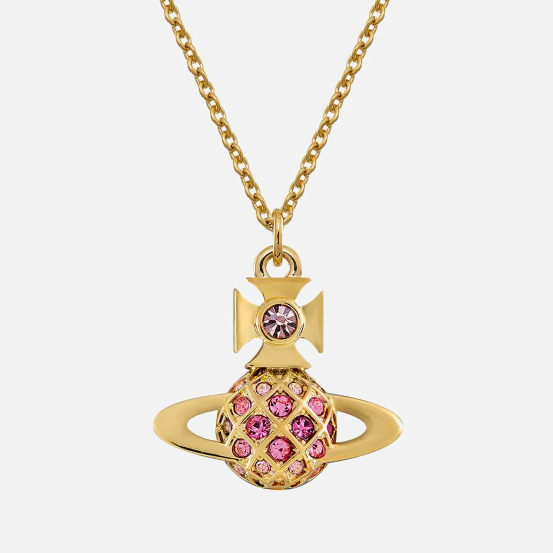 Vivienne Westwood Willa Bas Relief Gold-Tone Pendant Necklace