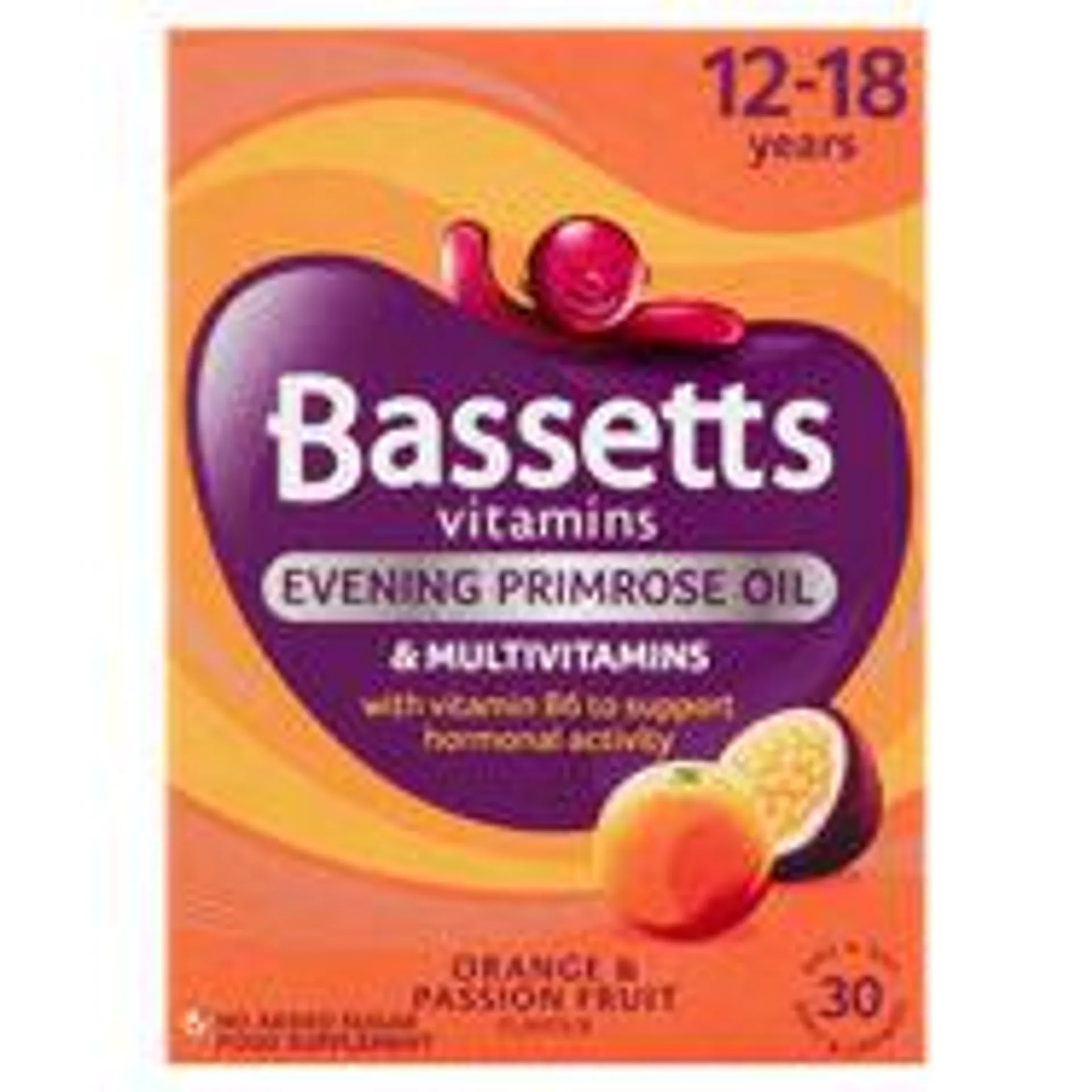 Bassetts Vitamins Multivitamins +Evening Primrose Oil 12-18 Years