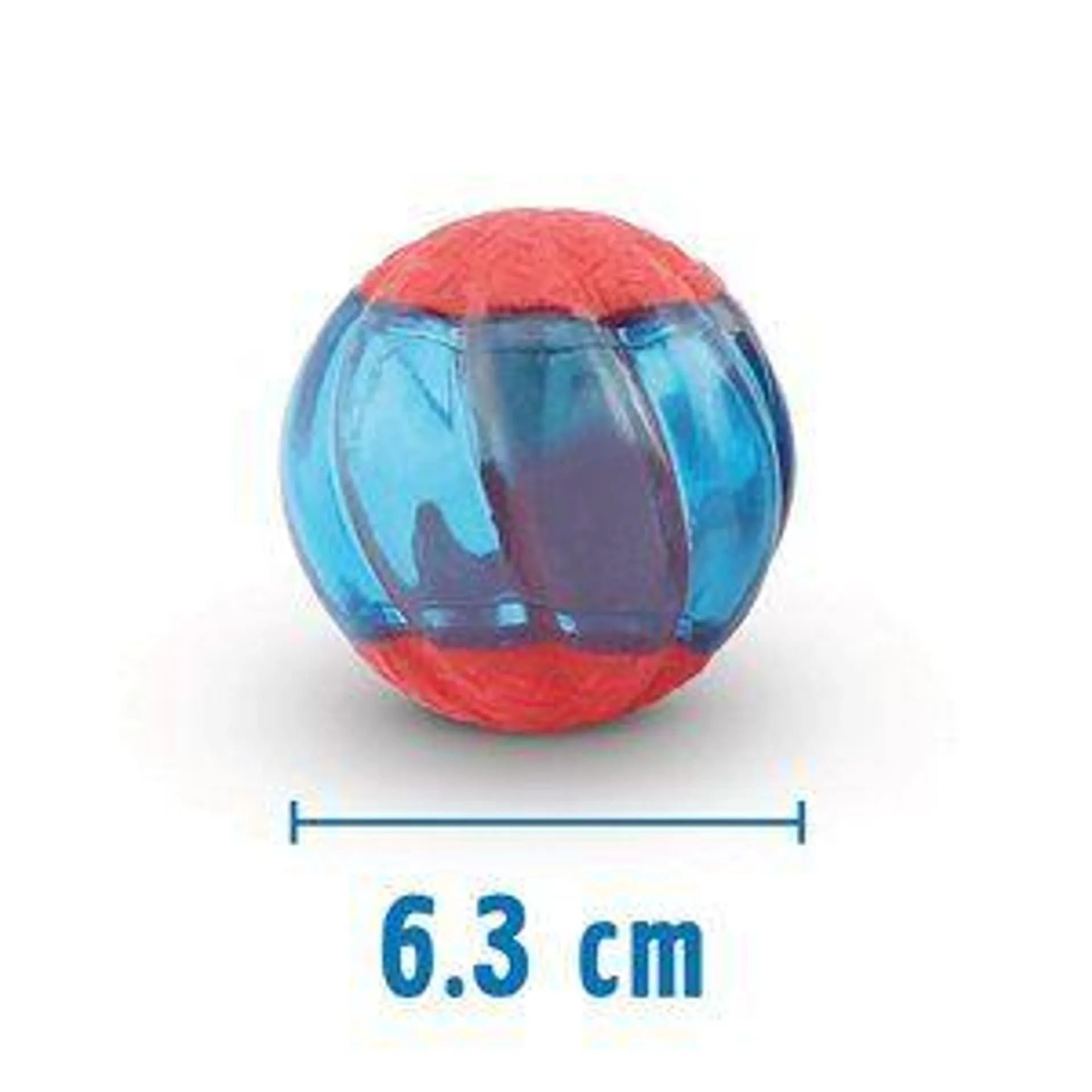 Zeus Duo Ball 6.3cm With Led - 2 Pack