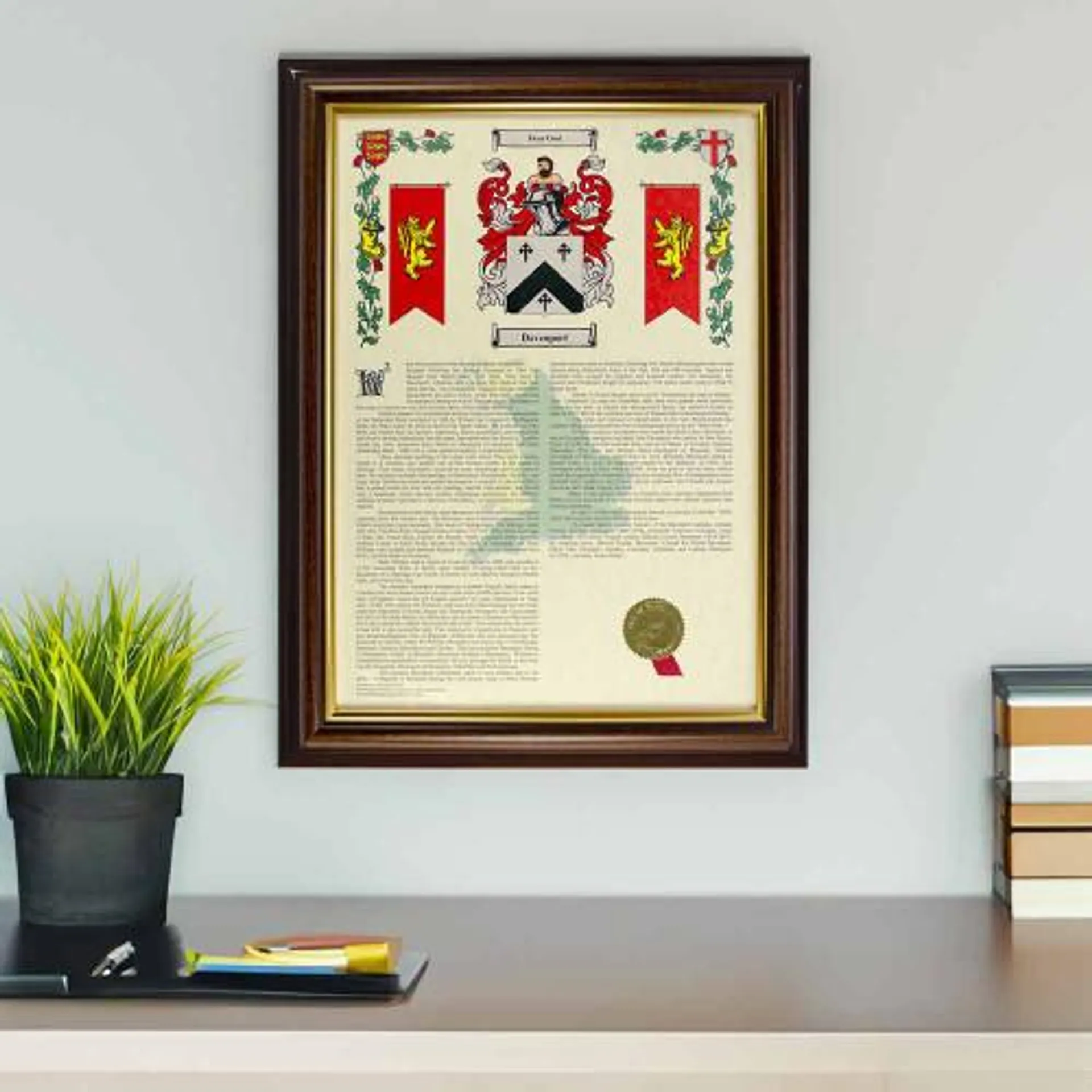 Coat of Arms and Surname History Print