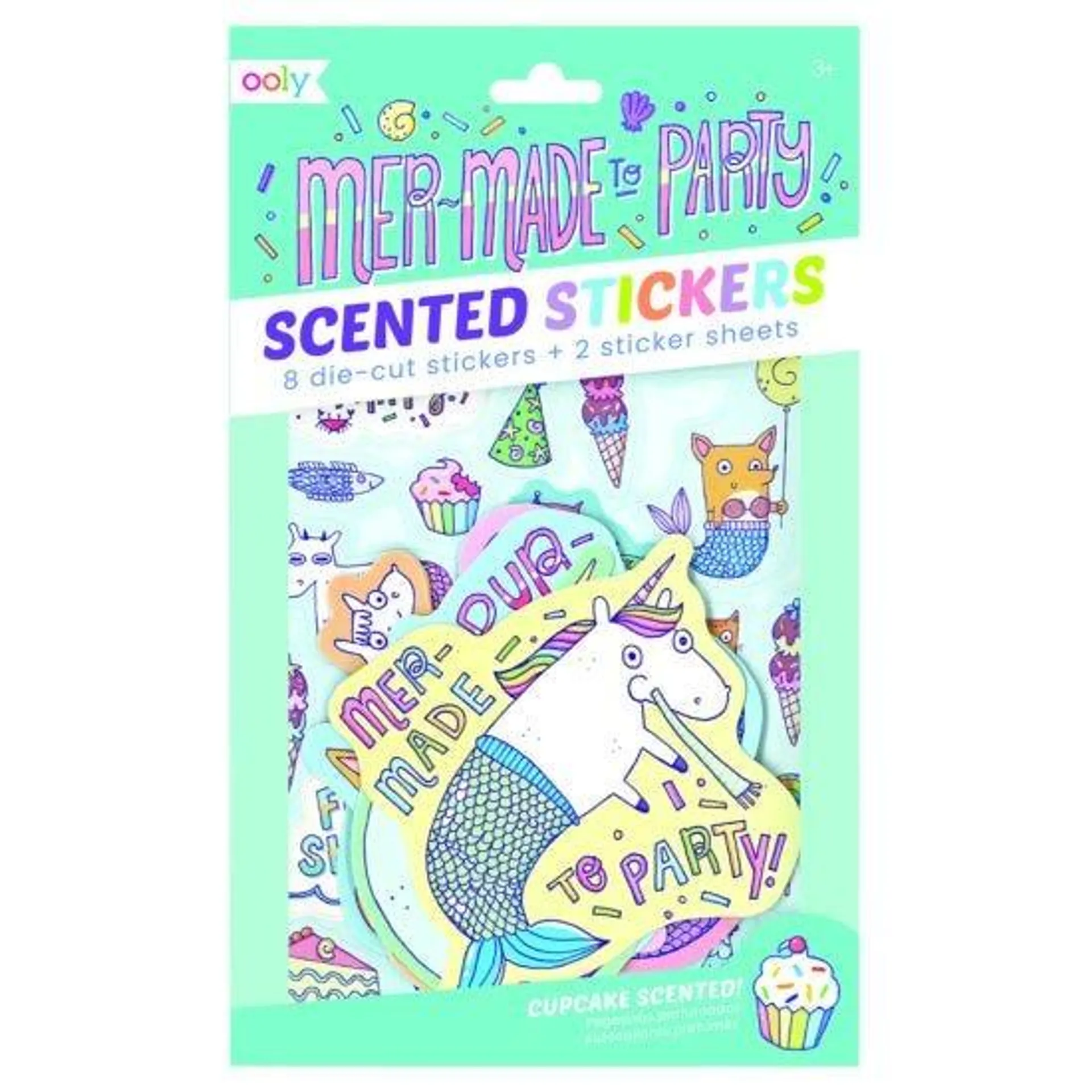 Ooly Scented Scratch Stickers - MerMade to Party