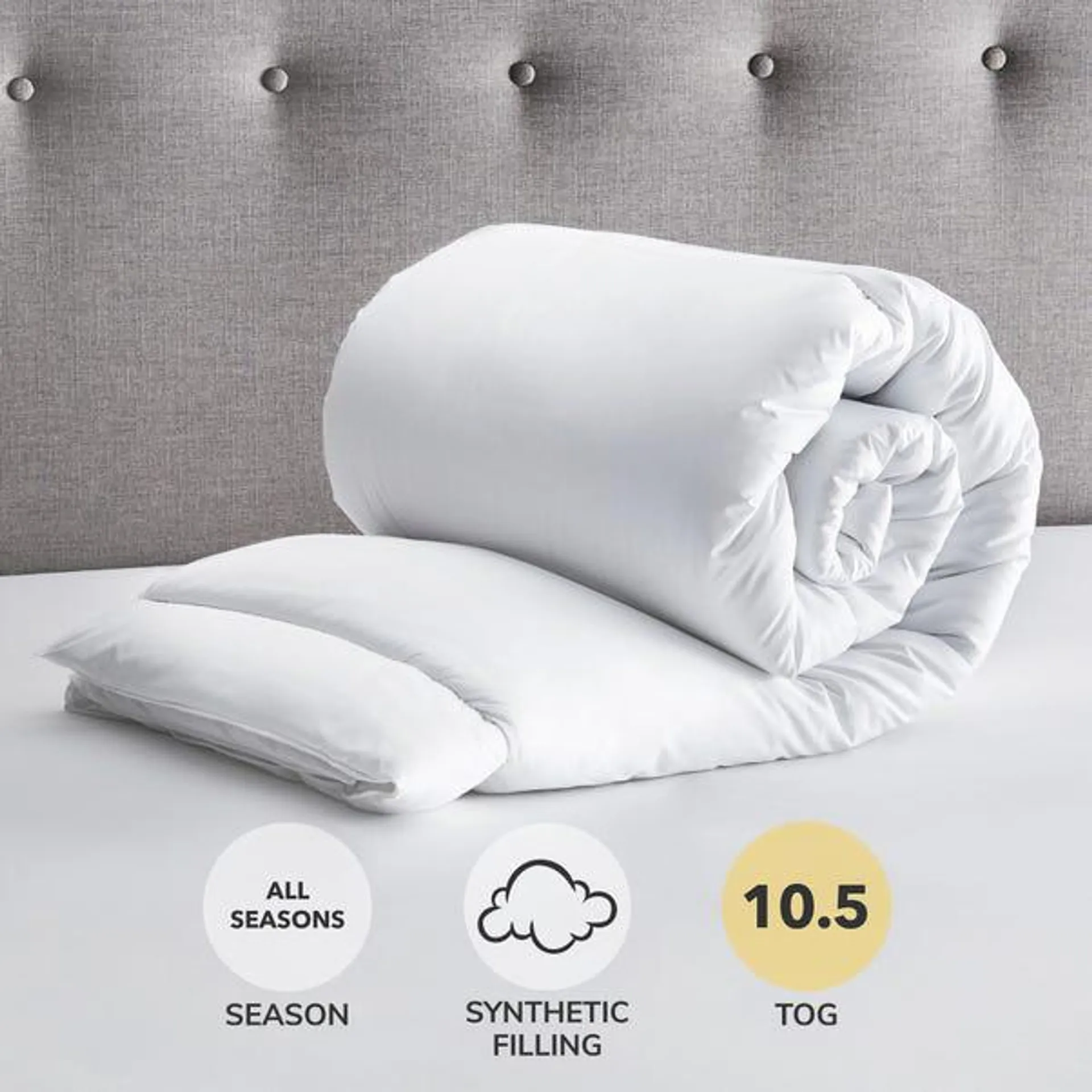 Fogarty Warm & Cosy Anti-Allergy 10.5 Tog Duvet